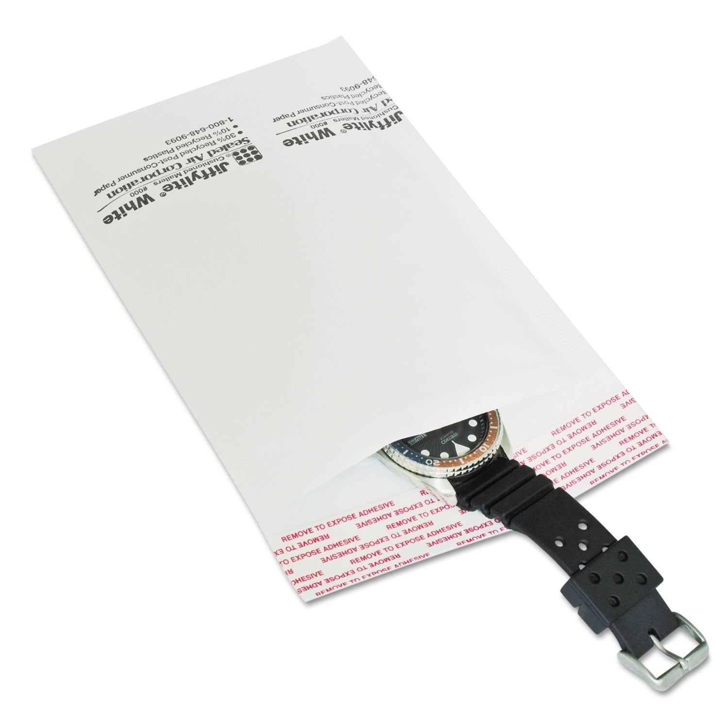 Jiffylite Bubble Mailer #0 | Self-Seal White
