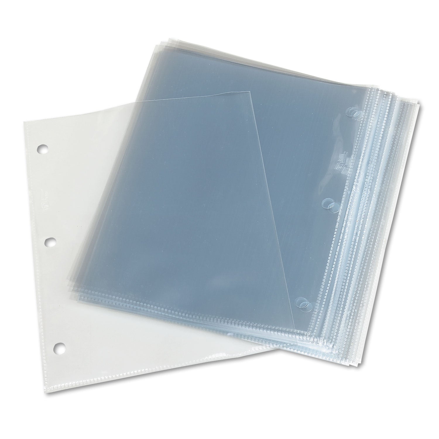 Avery® Top-Load Poly 3-Hole Punched Sheet Protectors, Letter, Diamond Clear, 50/box