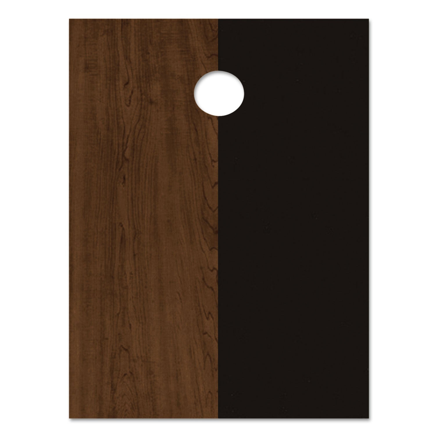 Barricks Utility Table, Rectangular, 30w X 18d X 30h, Walnut/black