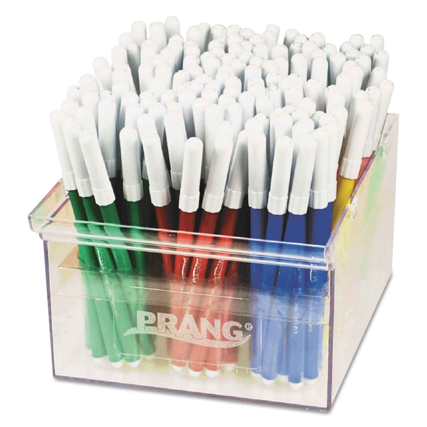Prang® Fine Line Markers, Fine Bullet Tip, Assorted Colors, 144/set