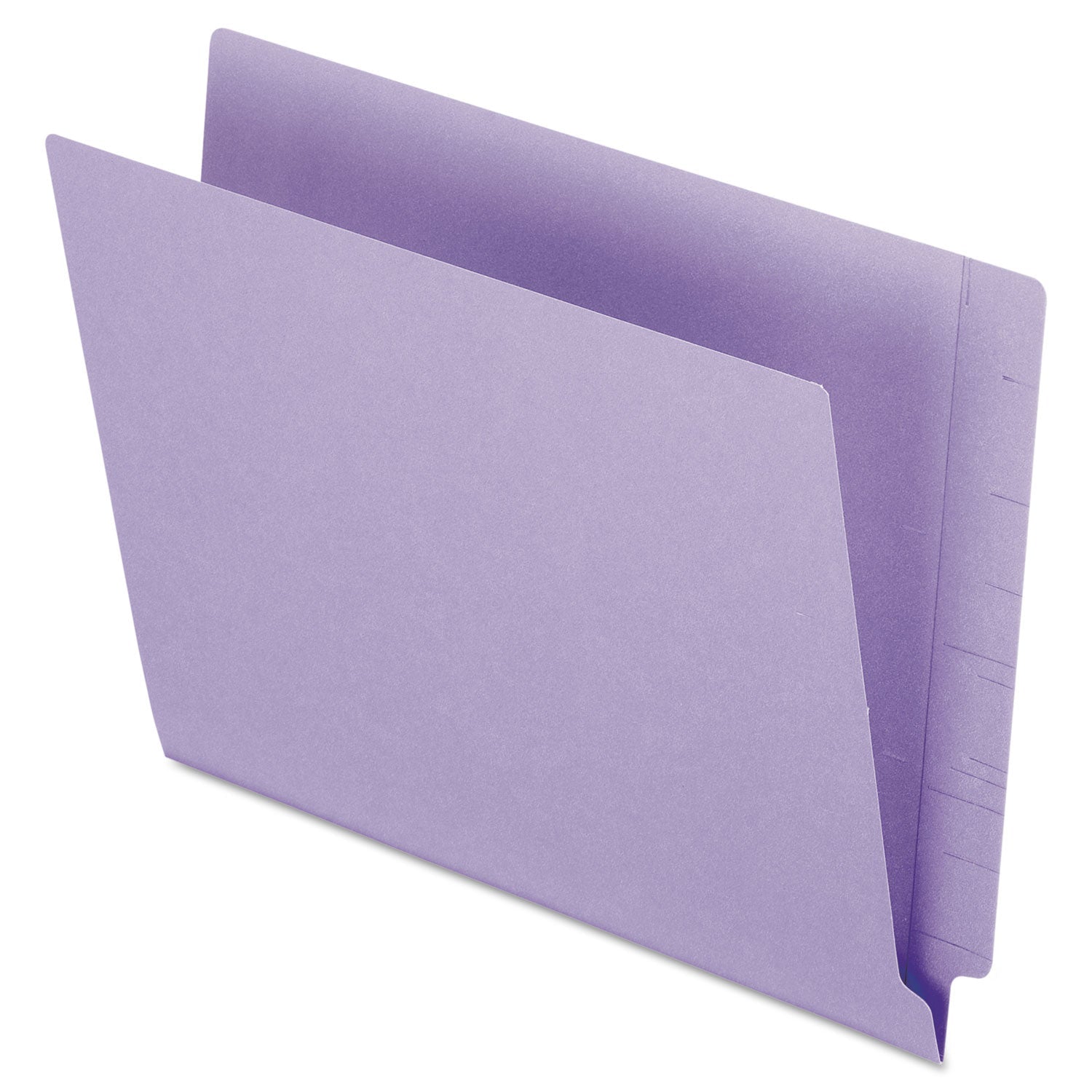 Pendaflex® Colored End Tab Folders with Reinforced Double-Ply Straight Cut Tabs, Letter Size, 0.75" Expansion, Purple, 100/Box