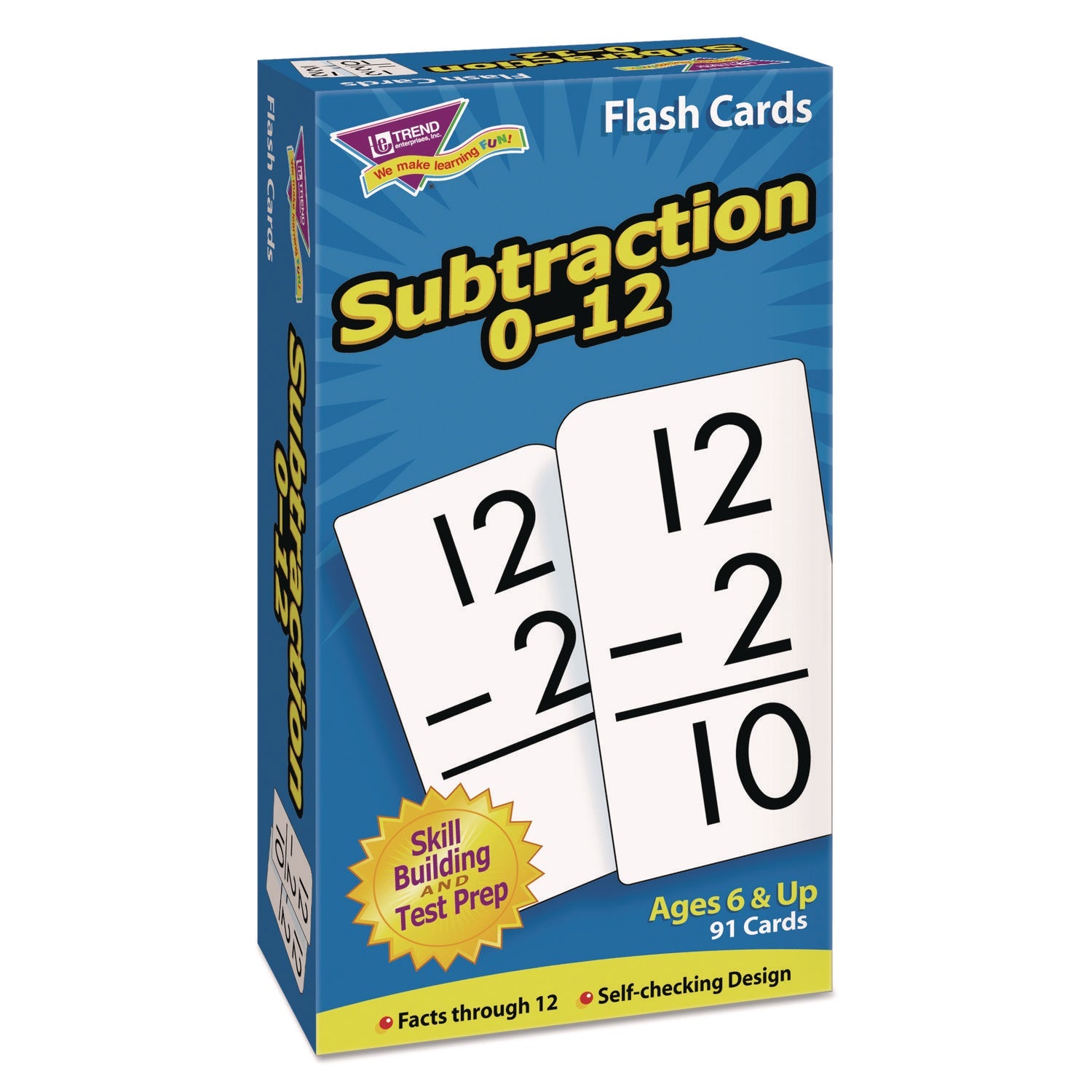 Skill Drill Flash Cards | Subtraction, 91/Pack