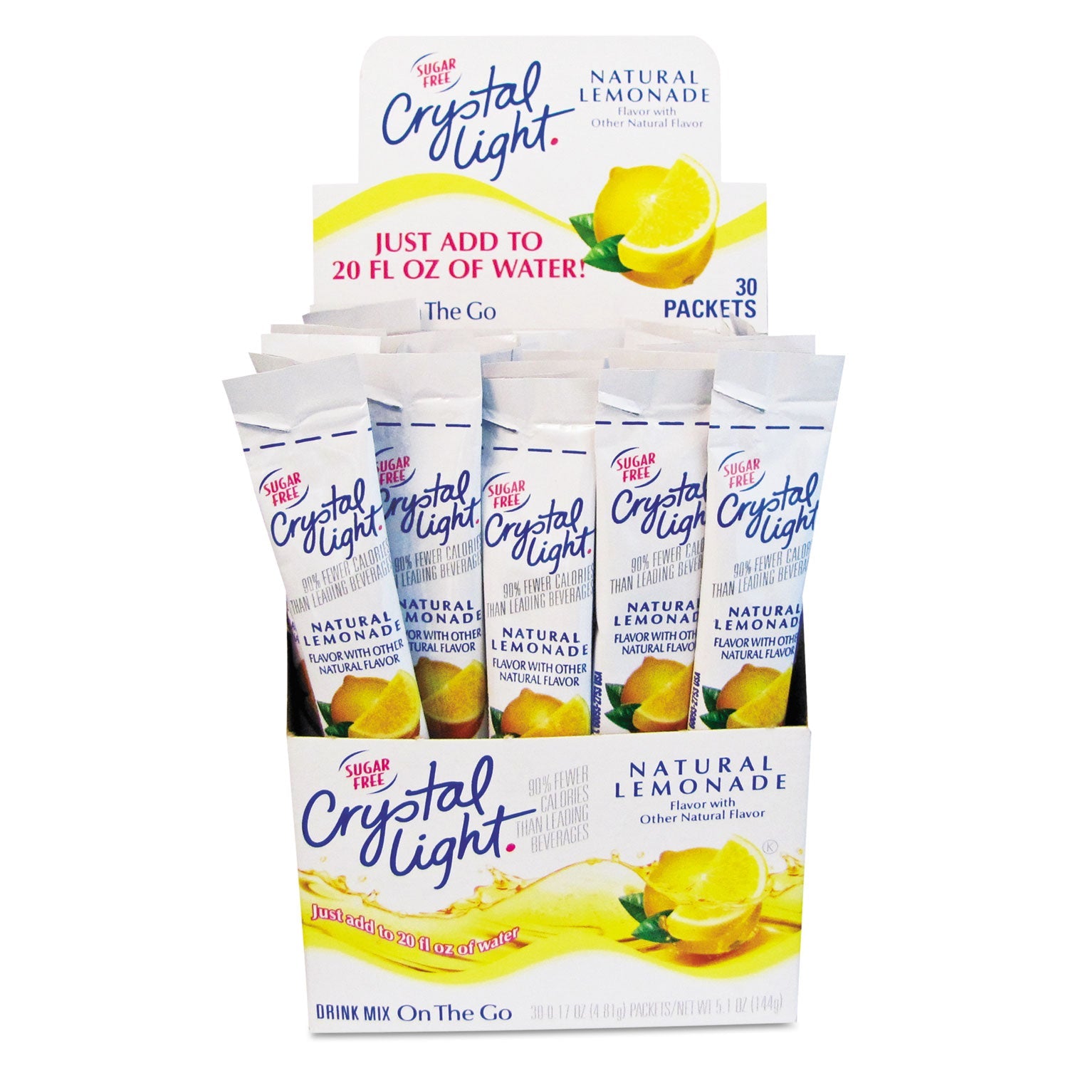 Lemonade Flavored Drink Mix | 30 Packets/Box