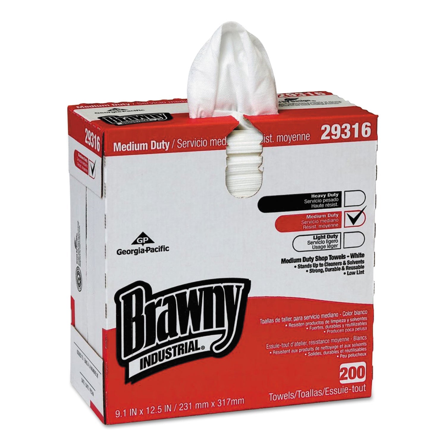 Disposable Shop Towels | Brawny | 2,000/Carton