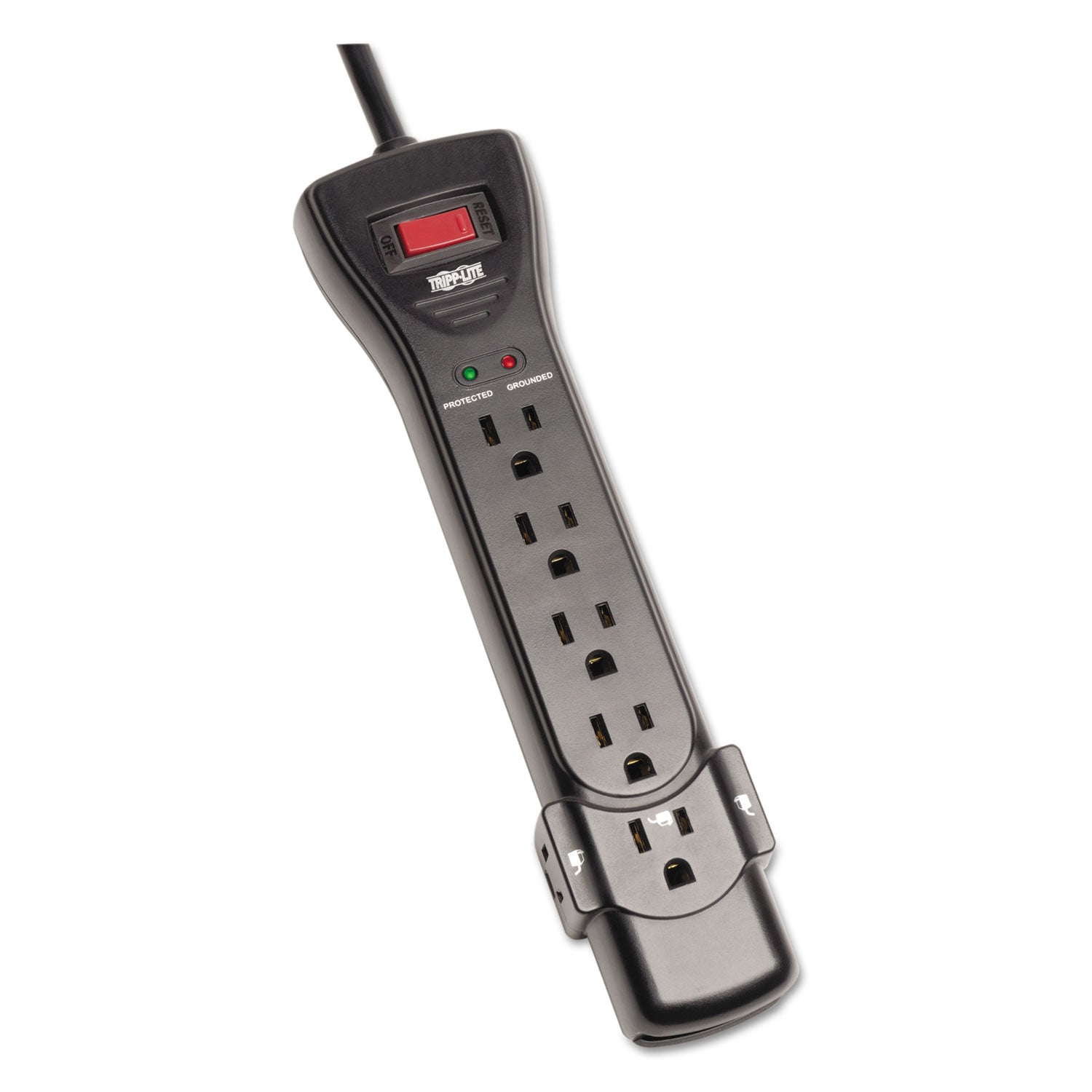Protect It! Surge Protector | 7 Outlets, Black