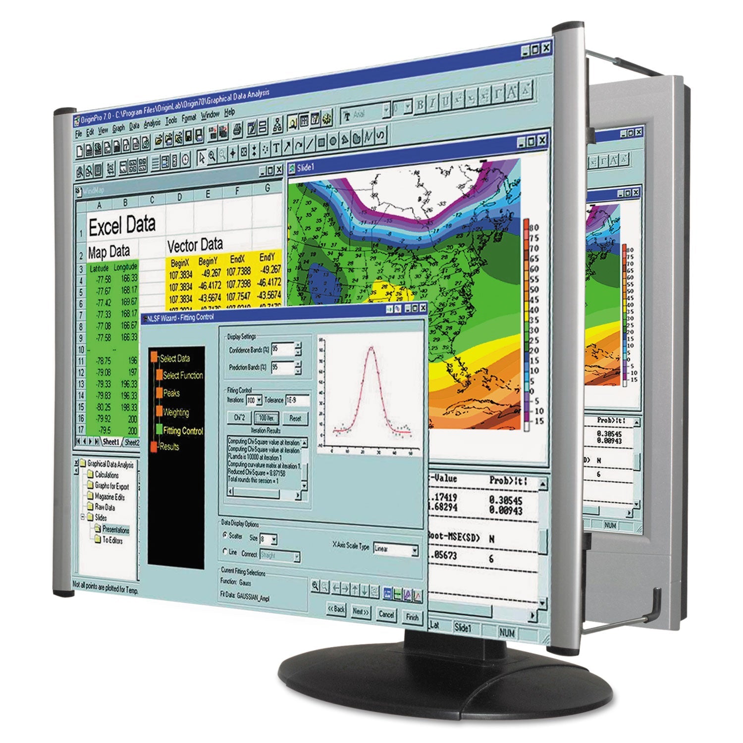 LCD Monitor Magnifier Filter | 22" Widescreen