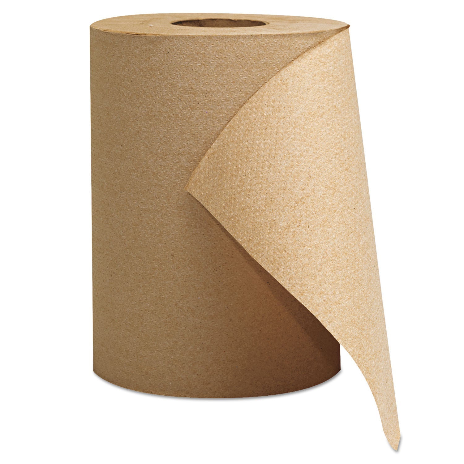 GEN Hardwound Roll Towels, 1-Ply, 8" x 300 ft, Natural, 12 Rolls/Carton
