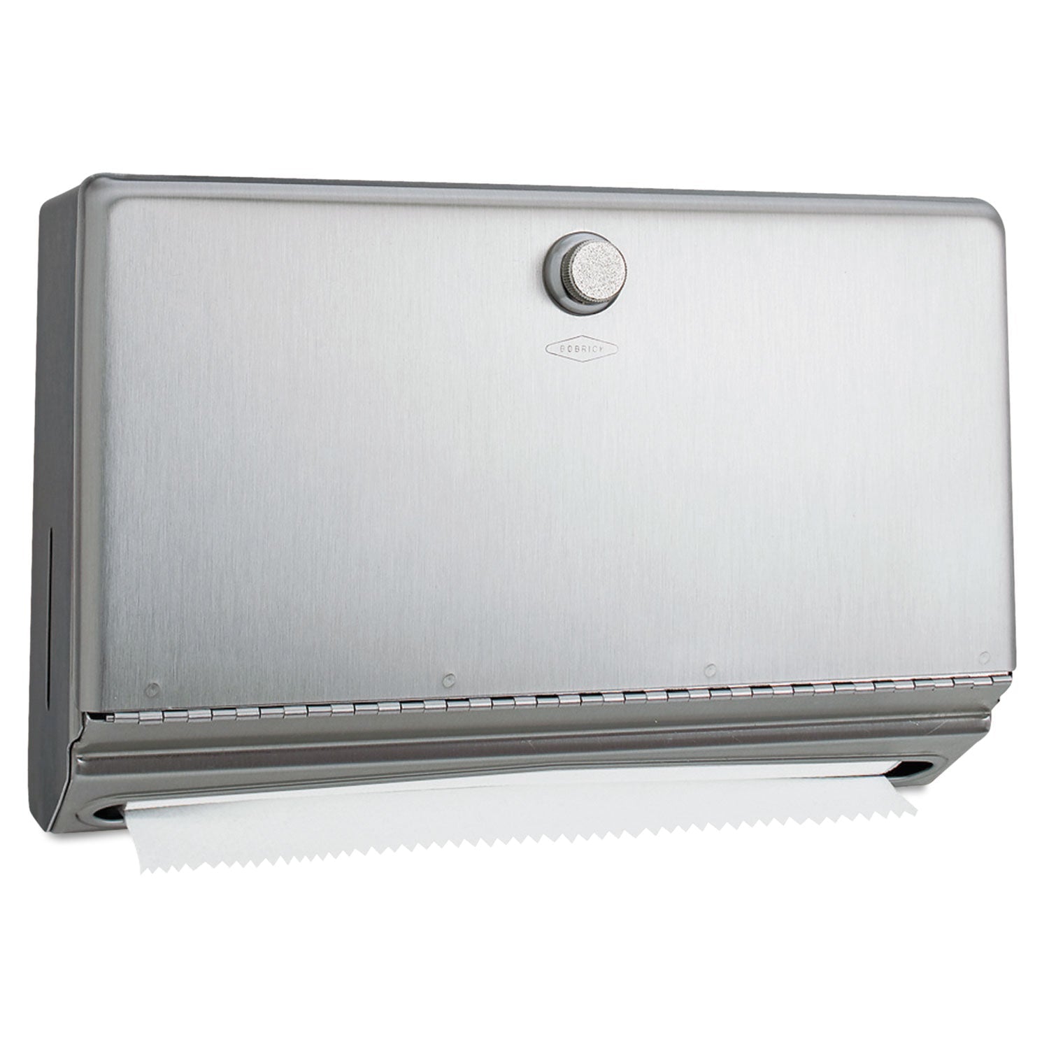 Bobrick Surface-Mounted Paper Towel Dispenser, 10.75 X 4 X 7.13, Stainless Steel