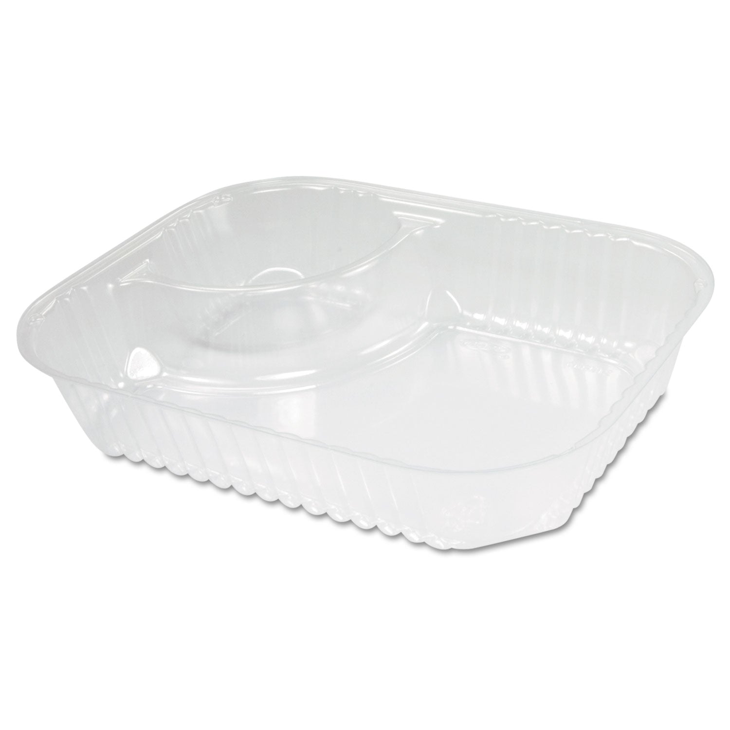 Large Nacho Tray | 2-Compartment Clear