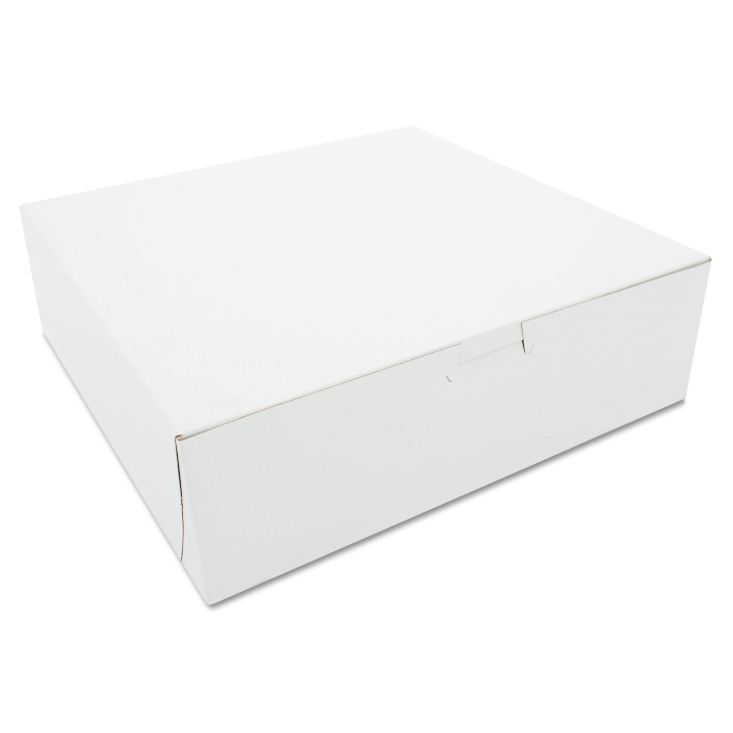 One-Piece Non-Window Bakery Boxes | 10x10x3 White