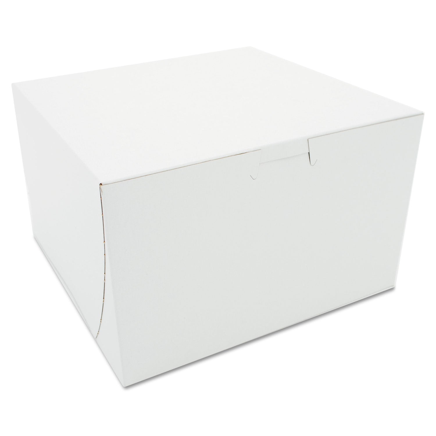 One-Piece Non-Window Bakery Boxes | 8x8x5 White