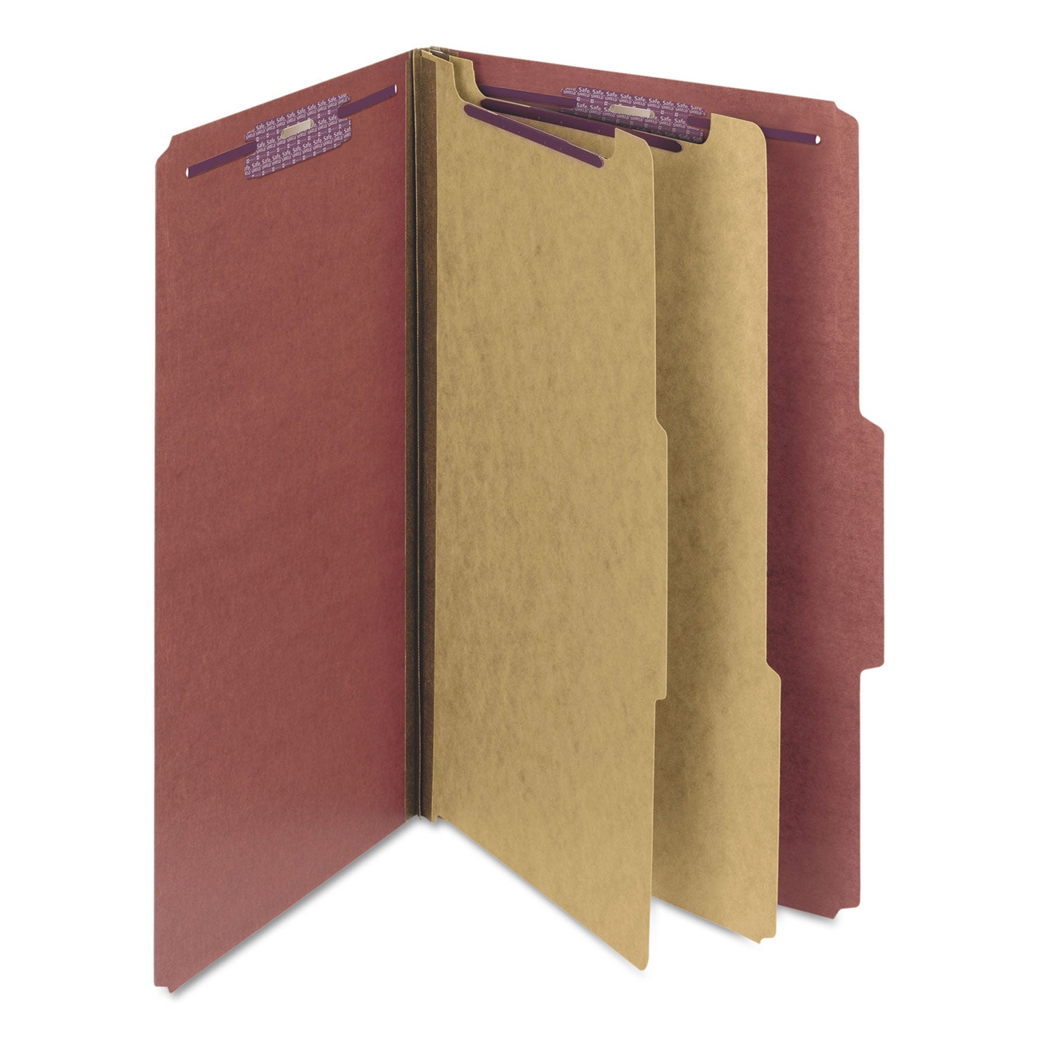 Pressboard Classification Folders | Legal, Red