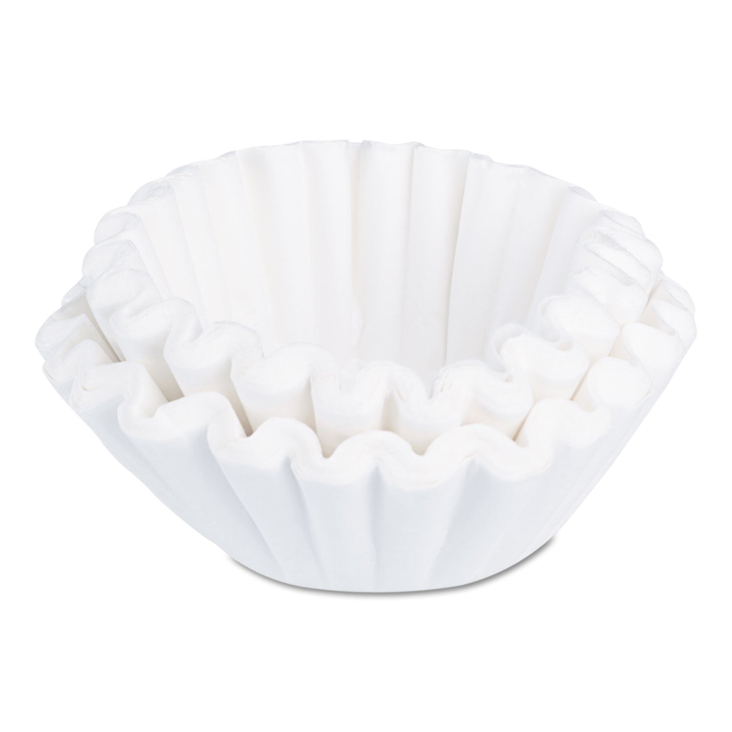 BUNN® Coffee/tea Brewer Dual Purpose Filters, 1.5 Gal Urn Style, Flat Bottom, 50/cluster, 10 Clusters/carton