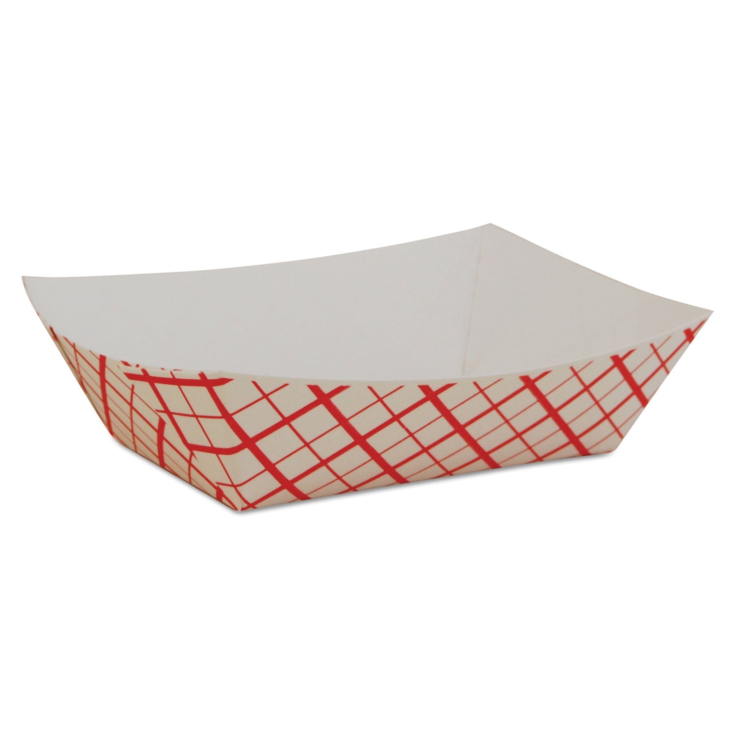 SCT® Paper Food Baskets, 0.5 lb Capacity, 4.58 x 3.2 x 1.25, Red/White, Paper, 1,000/Carton - Bloom Skins