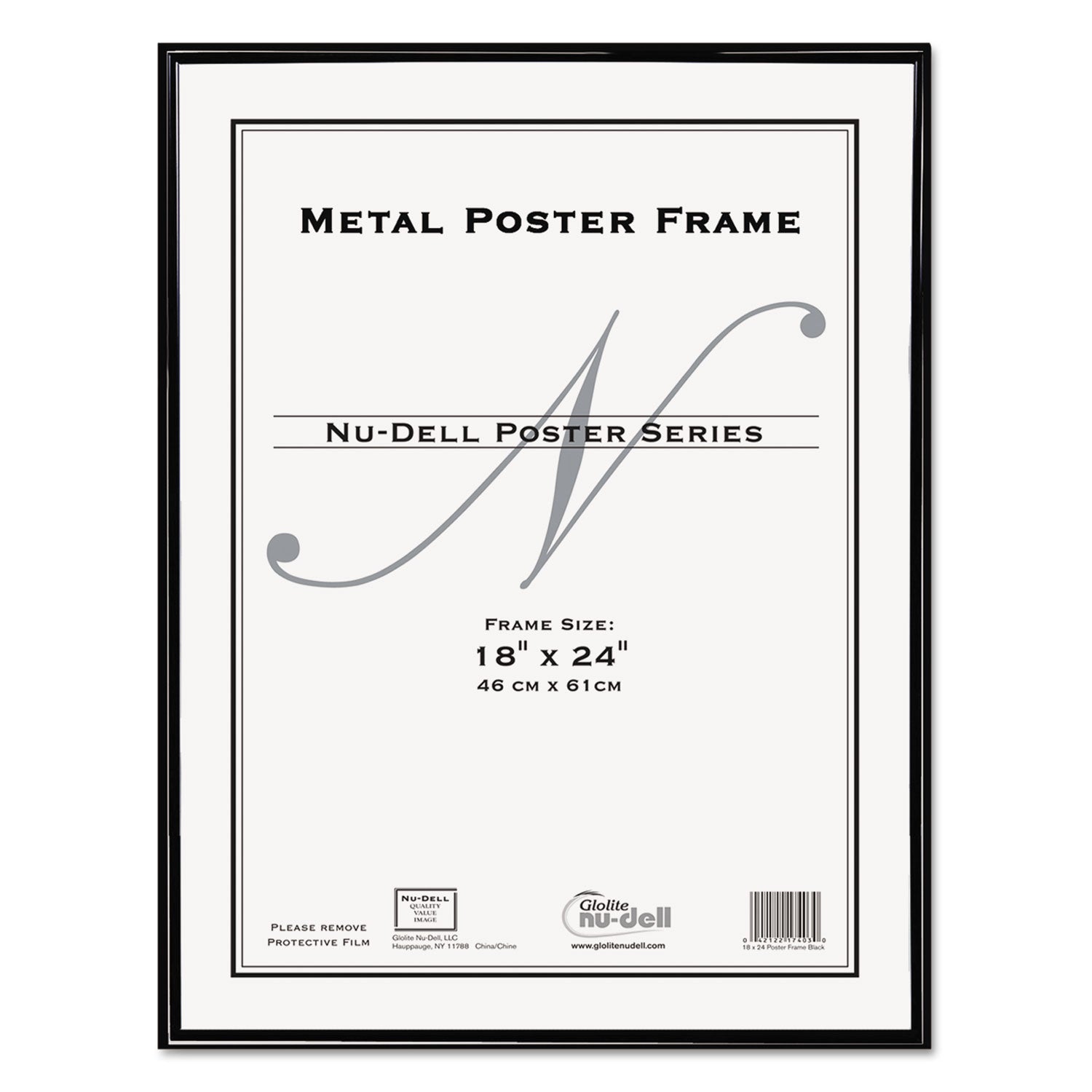 Metal Poster Frame | 18x24, Black