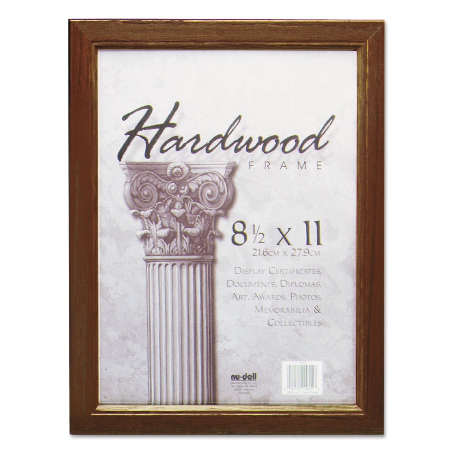 Solid Oak Hardwood Frame | 8.5x11, Walnut Finish