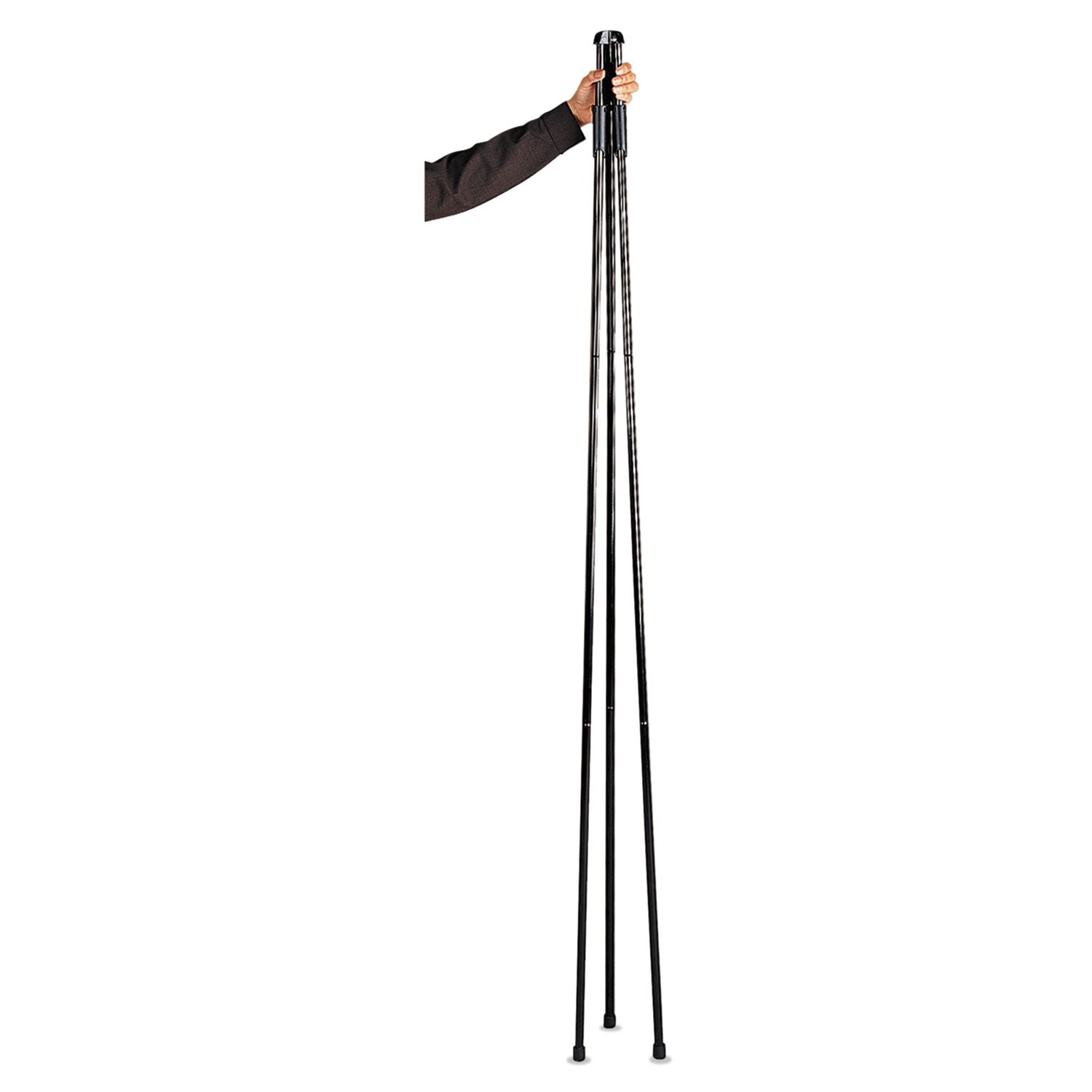 Quartet® Heavy-Duty Adjustable Instant Easel Stand, 25" To 63" High, Steel, Black