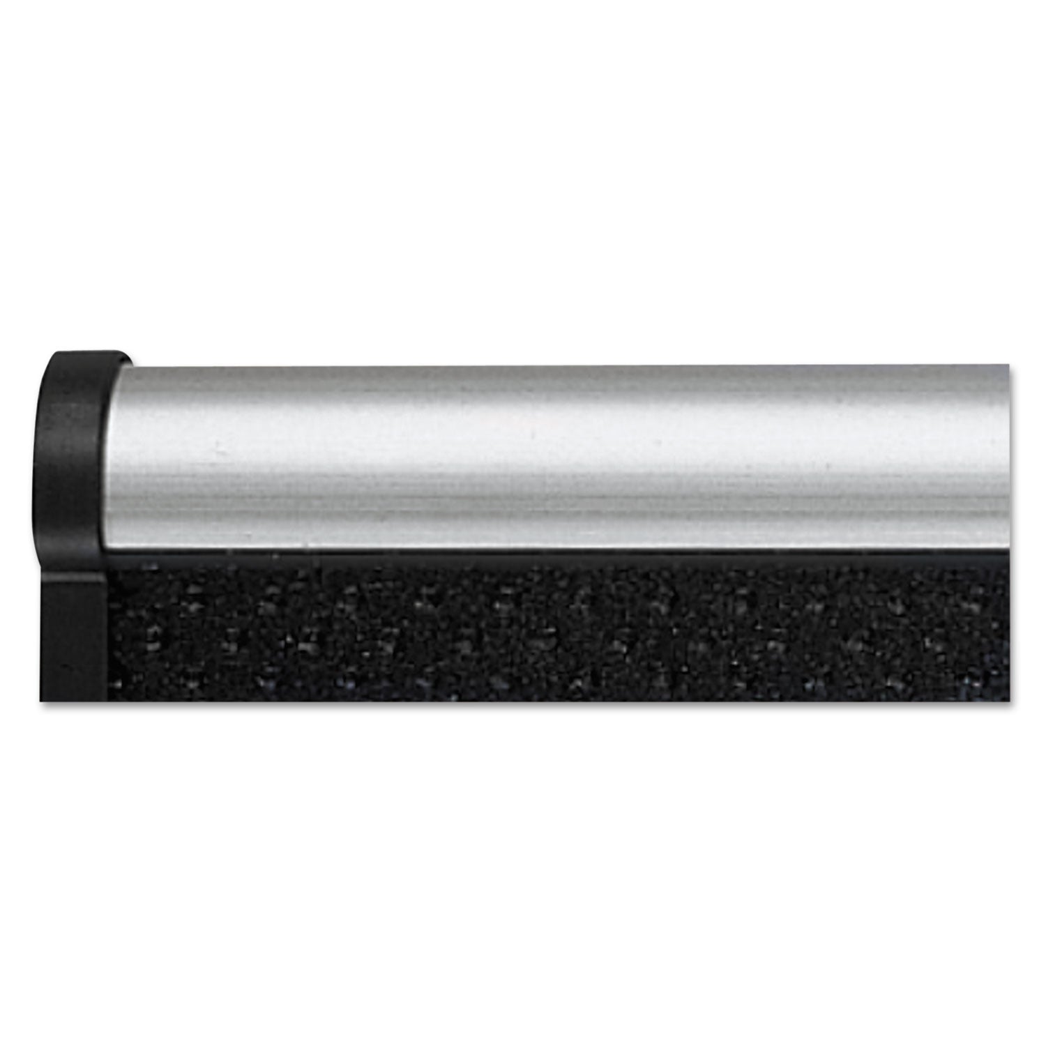 Quartet® Prestige Black Embossed Foam Bulletin Board, 36" x 24", Black Surface, Silver Aluminum/Plastic Frame