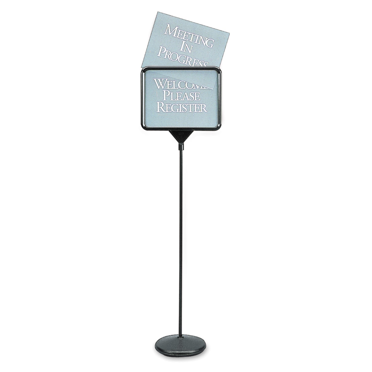 Quartet Pedestal Sign | 14x11, Black Frame