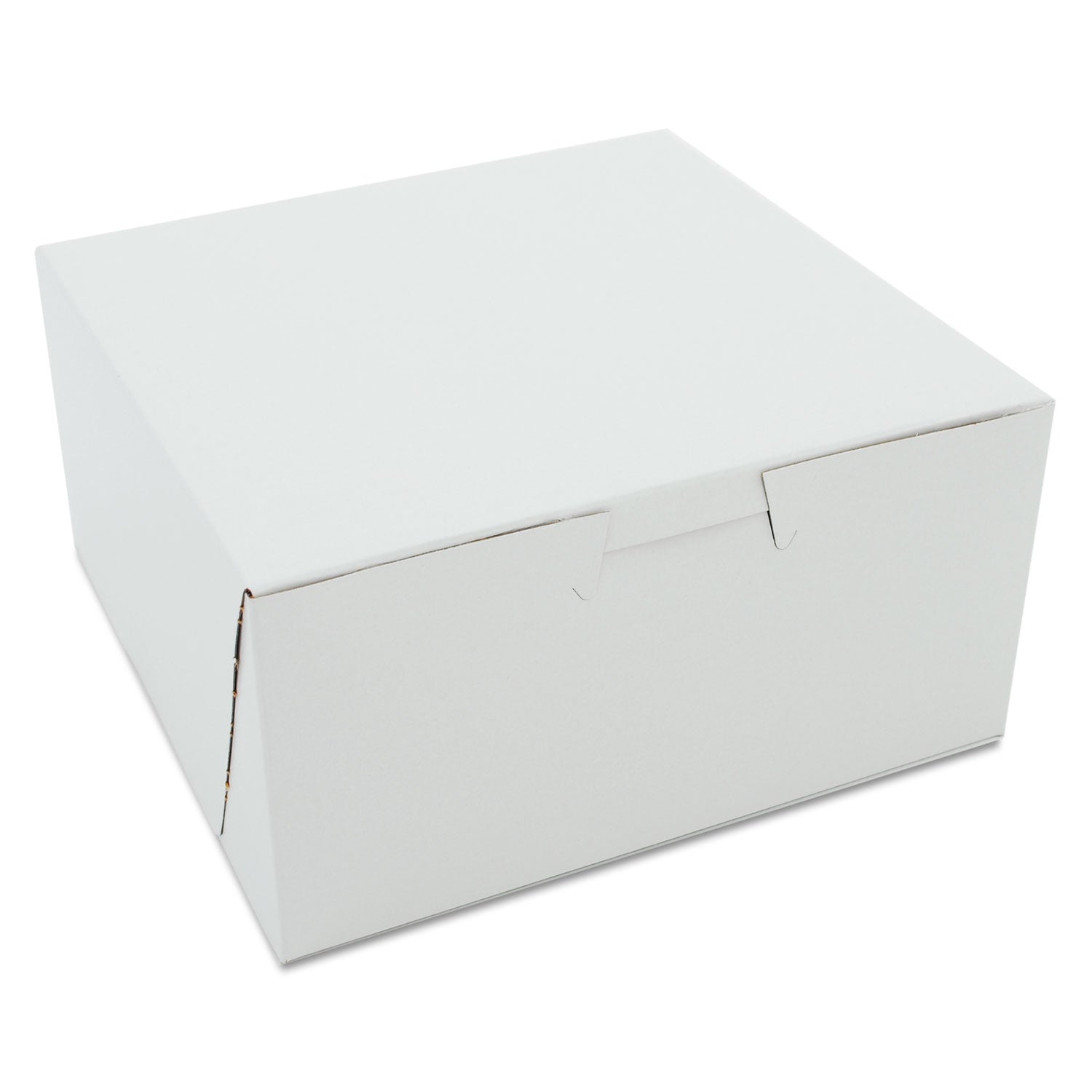 One-Piece Non-Window Bakery Boxes | 6x6x3 White