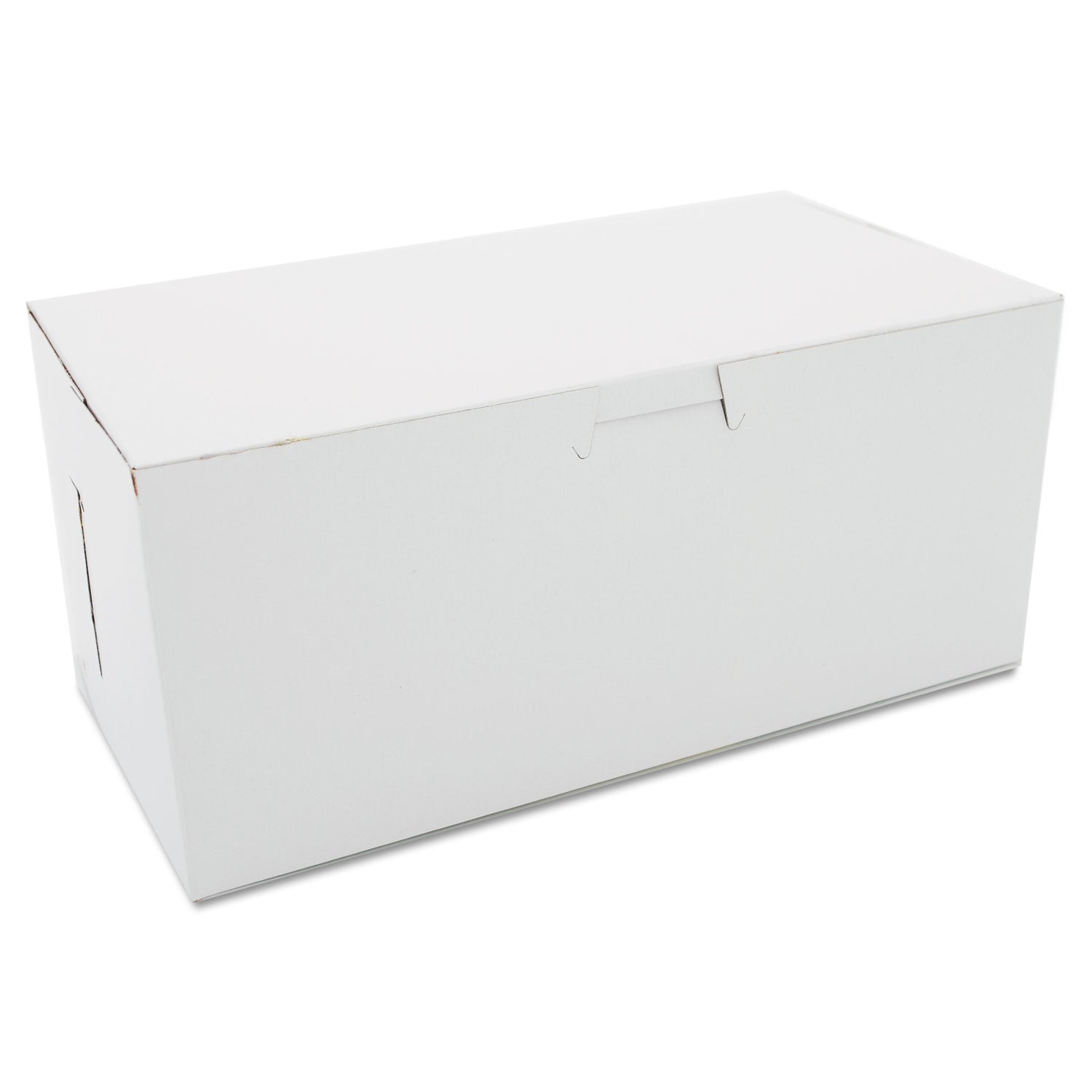 White One-Piece Non-Window Bakery Boxes | 4x9x5
