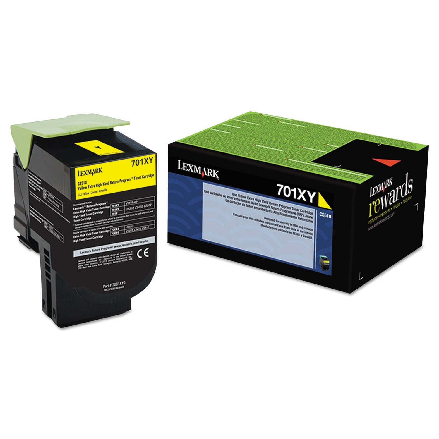 Lexmark 70c1xy0 Toner | Extra High-Yield Yellow