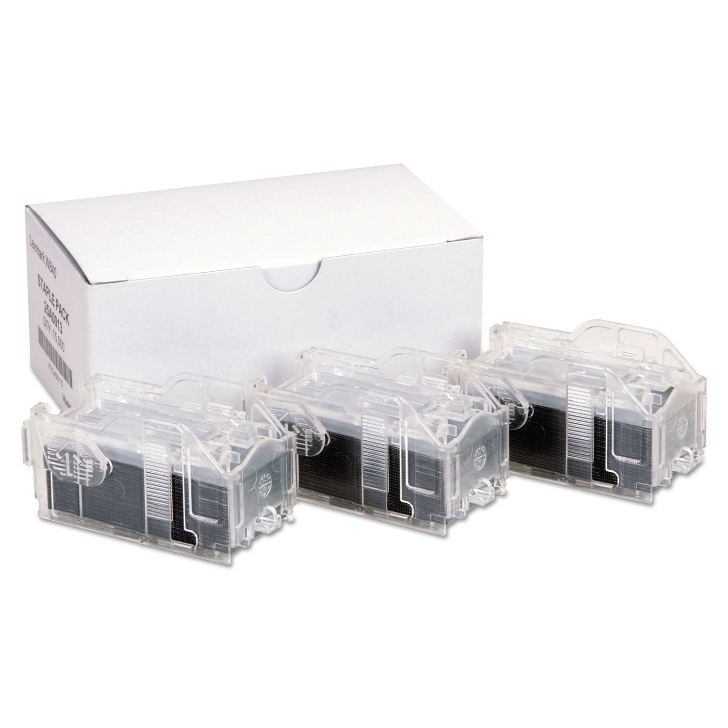 Lexmark™ 25a0013 Staple Cartridge, 5,000 Staples/cartridge, 3 Cartridges/box