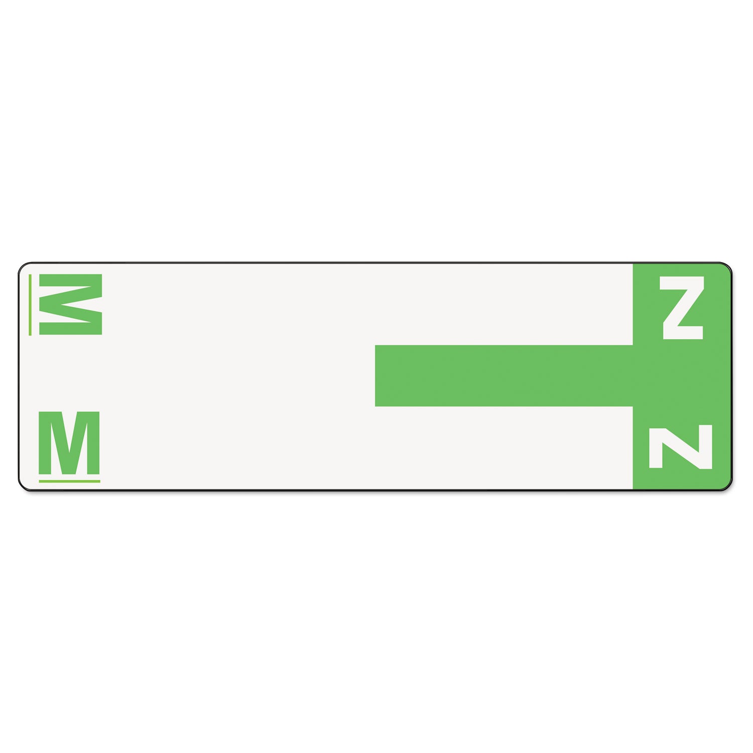 A-Z First Letter Combo Labels | M/Z, 100/Pack
