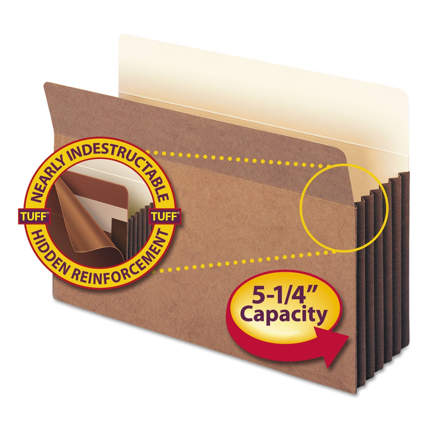 Redrope TUFF File Pockets | Legal, 5.25"