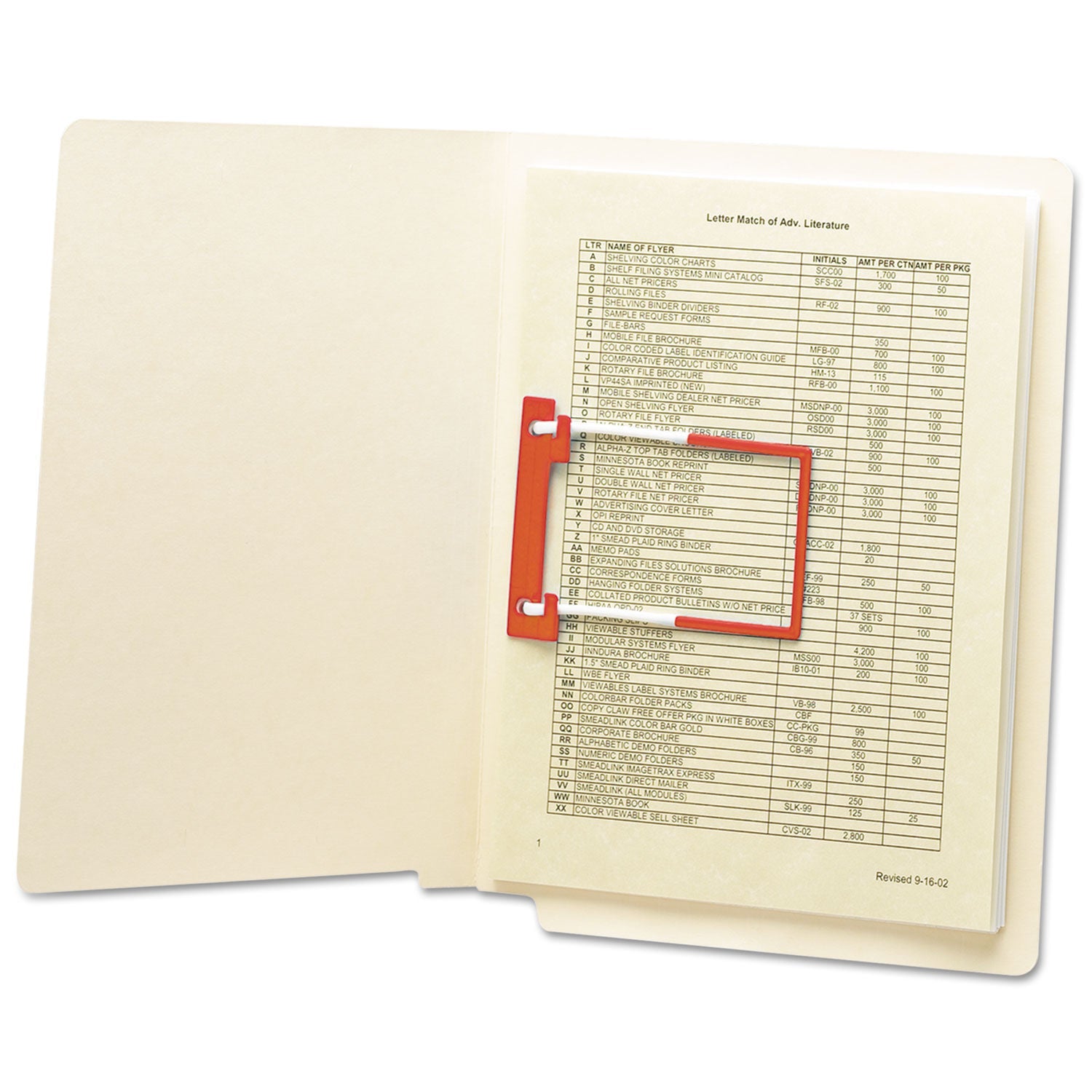U-Clip Bonded Fasteners | 2" Capacity | 100/Box