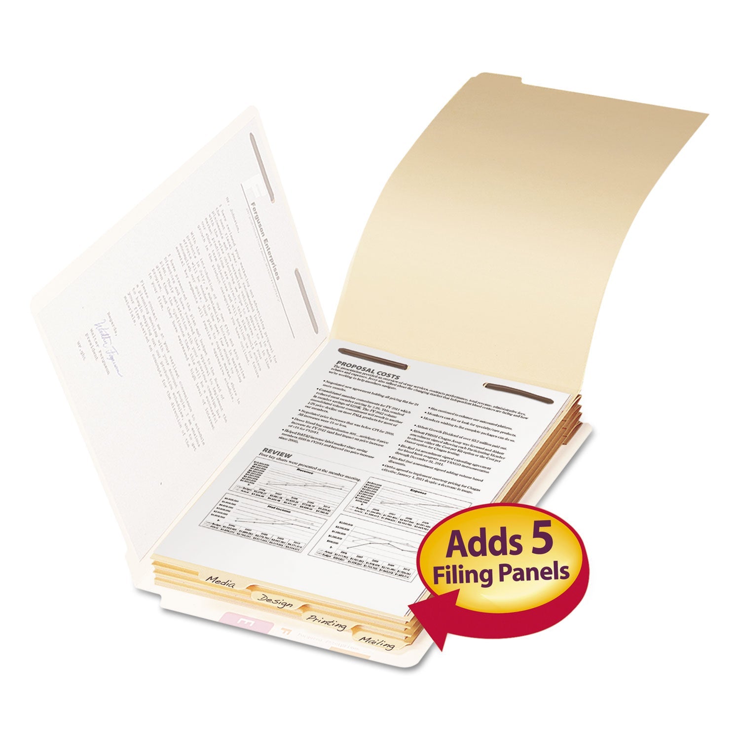 Stackable Folder Dividers with Fasteners | Legal