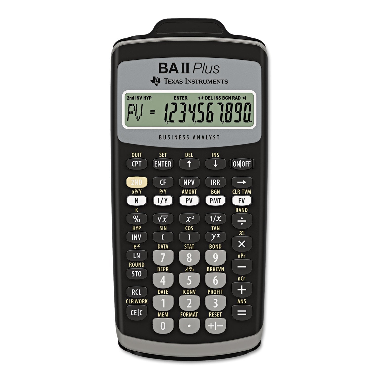 Texas Instruments Baiiplus Financial Calculator, 10-Digit Lcd - Bloom Skins