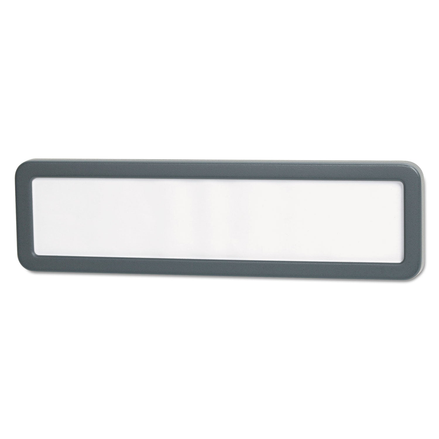 Recycled Cubicle Nameplate | Charcoal, Universal®