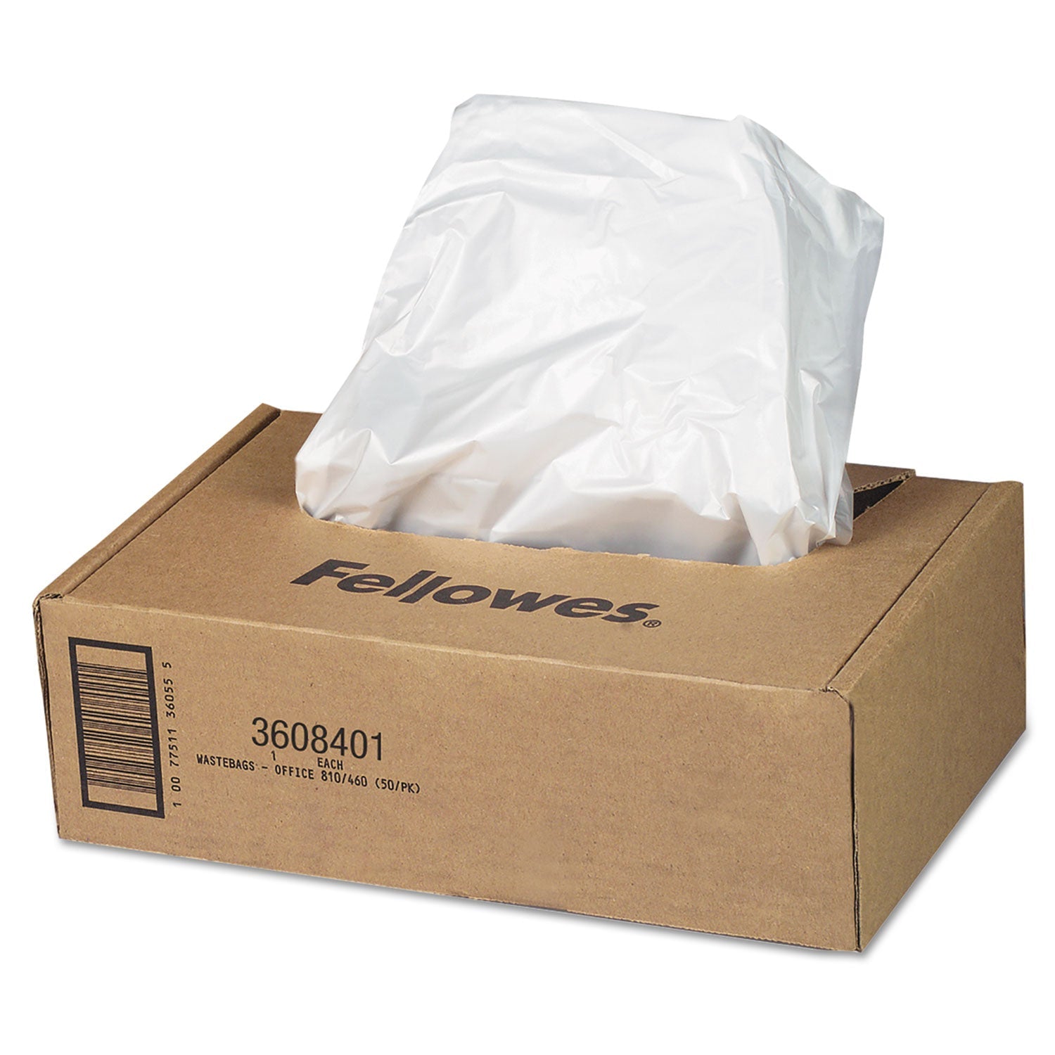 Fellowes Shredder Waste Bags | 16-20 Gal 50/Box