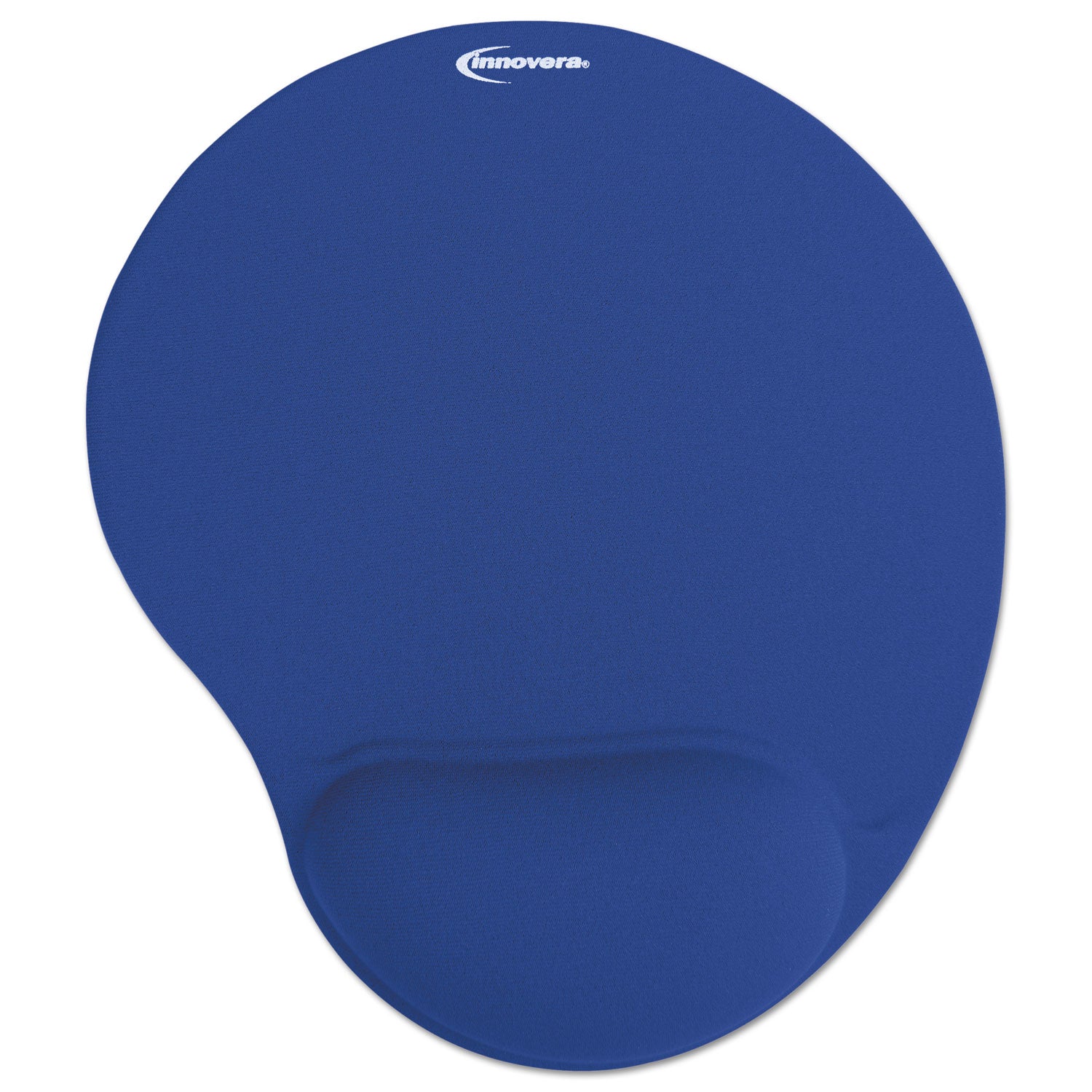 Mouse Pad with Gel Wrist Rest | Blue, Innovera®