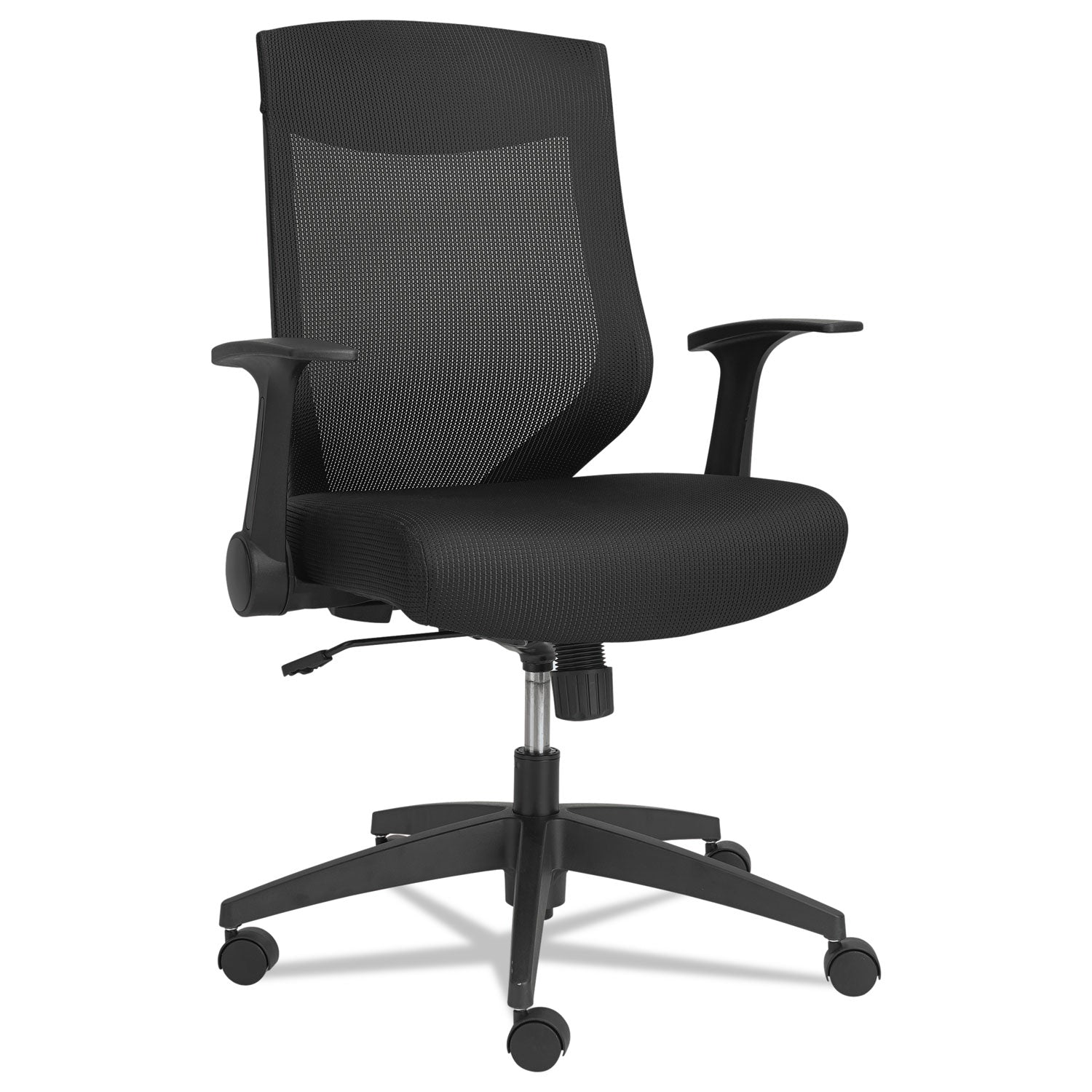 Synchro Mid-Back Flip-Arm Mesh Chair | Alera®