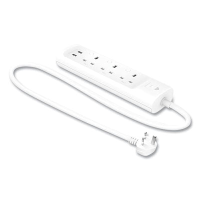 Kasa Smart WiFi 3-Outlet Power Strip | 2 USB