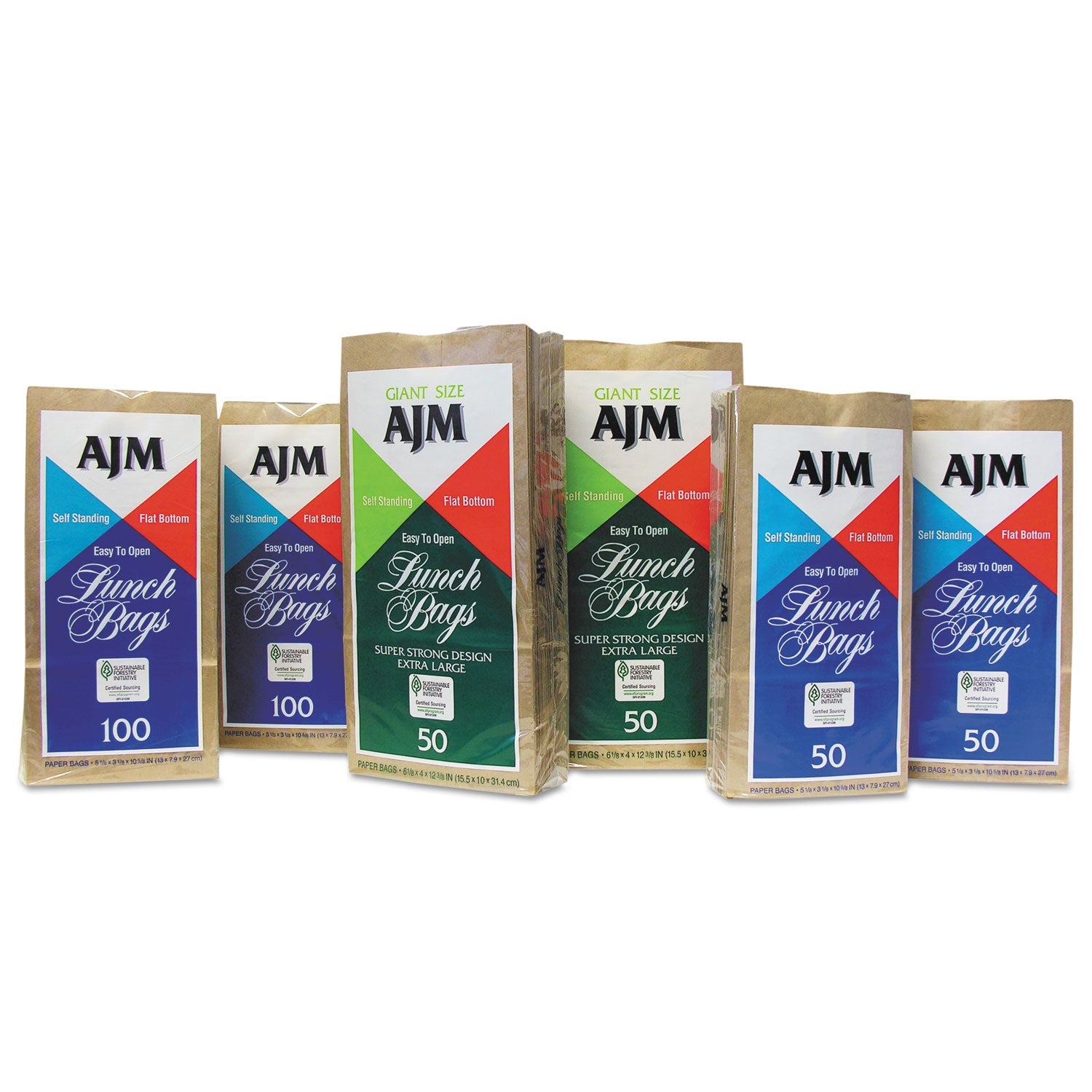 Standard Paper Lunch Bags | Natural Kraft | 1200/ct