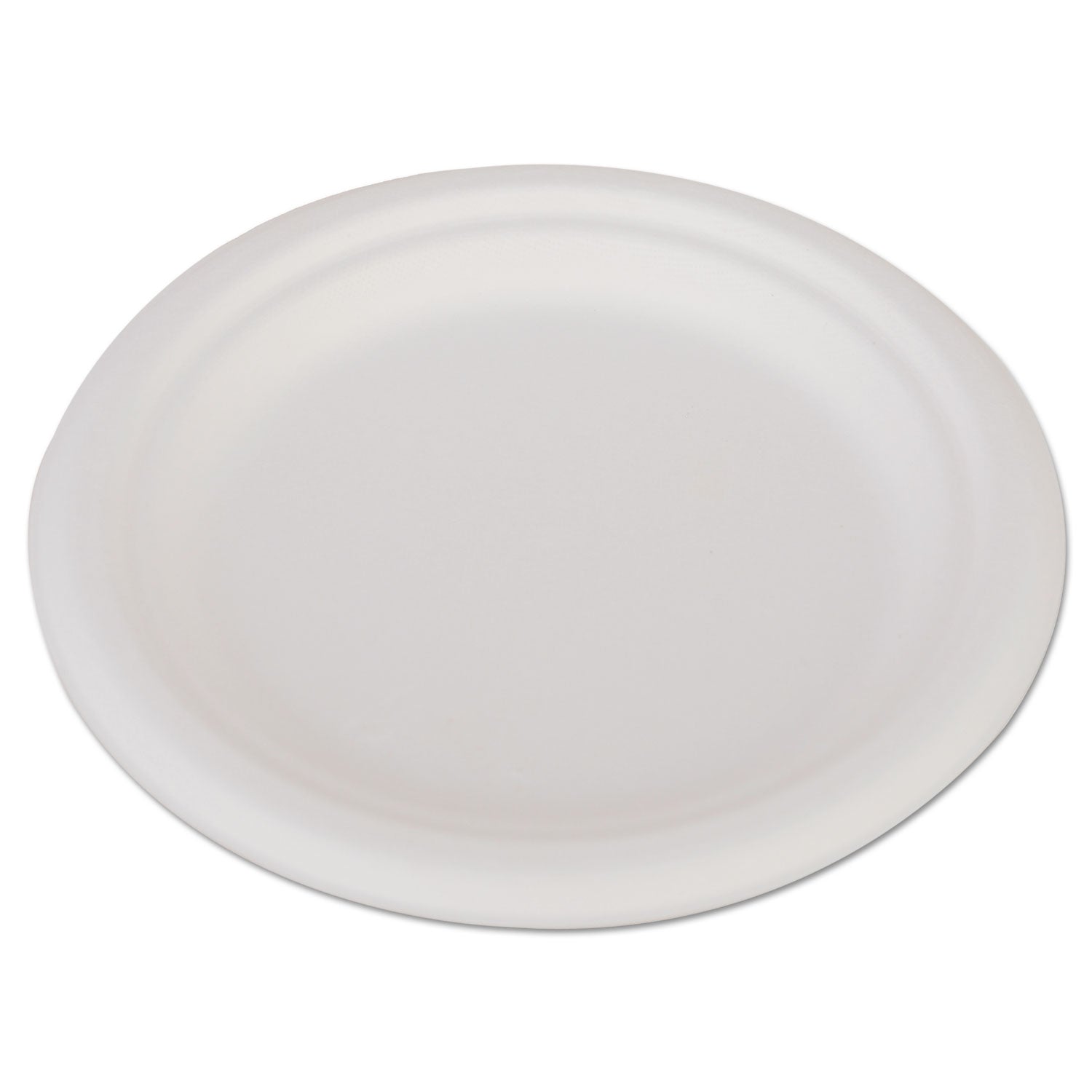 SCT® ChampWare Heavyweight Bagasse Dinnerware, Plate, Sugarcane, 6", White, 1,000/Carton