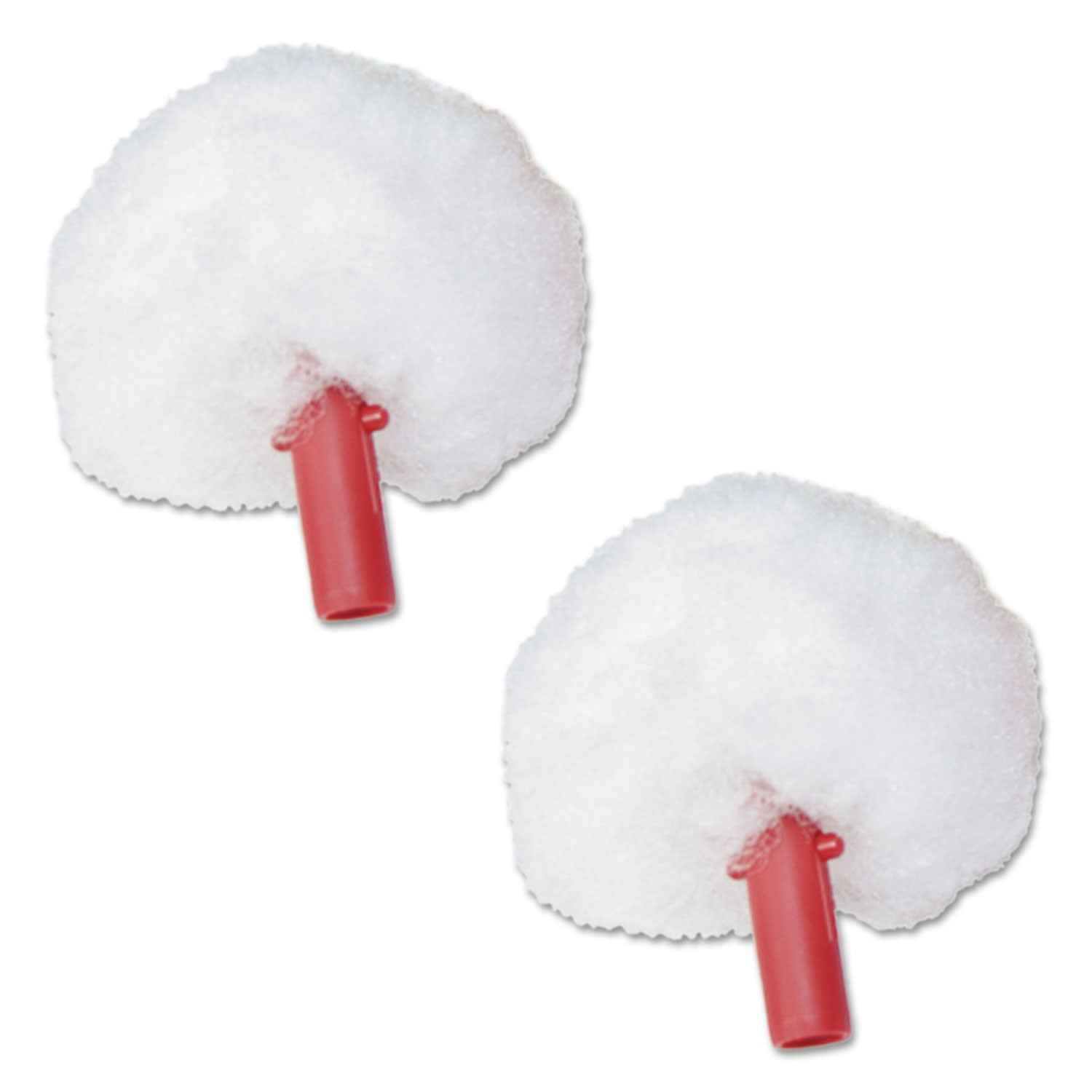 Unger® Ergotoilet Bowl Brush Replacement Swab Head, White, 2/pack