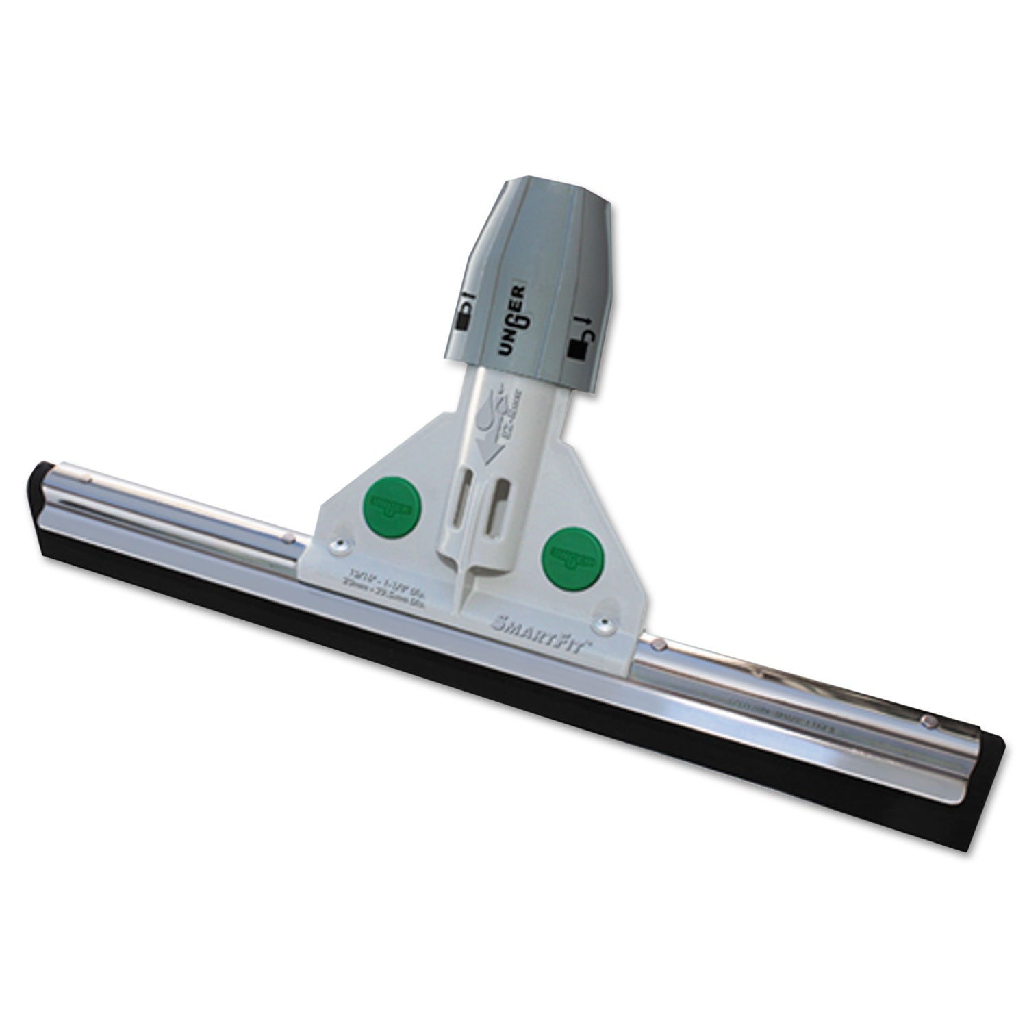 Unger® Heavy Duty Water Wand With Socket And Twin Foam Rubber Blades, 30" Wide Blade, 4" Handle