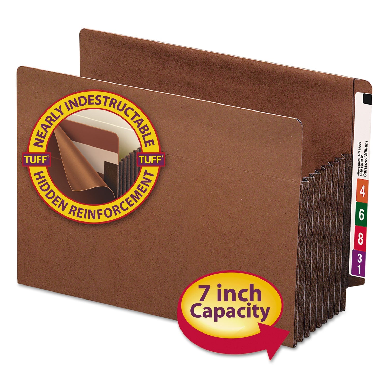 Redrope End Tab Tuff Pockets | 7" | Letter Size