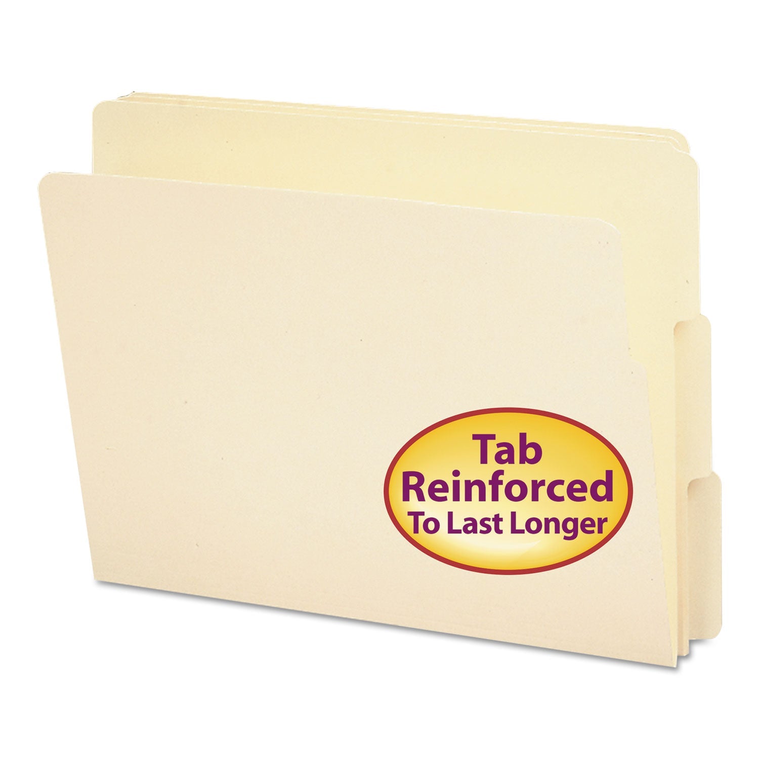 End Tab Folders | Smead Heavyweight Manila 100/Box