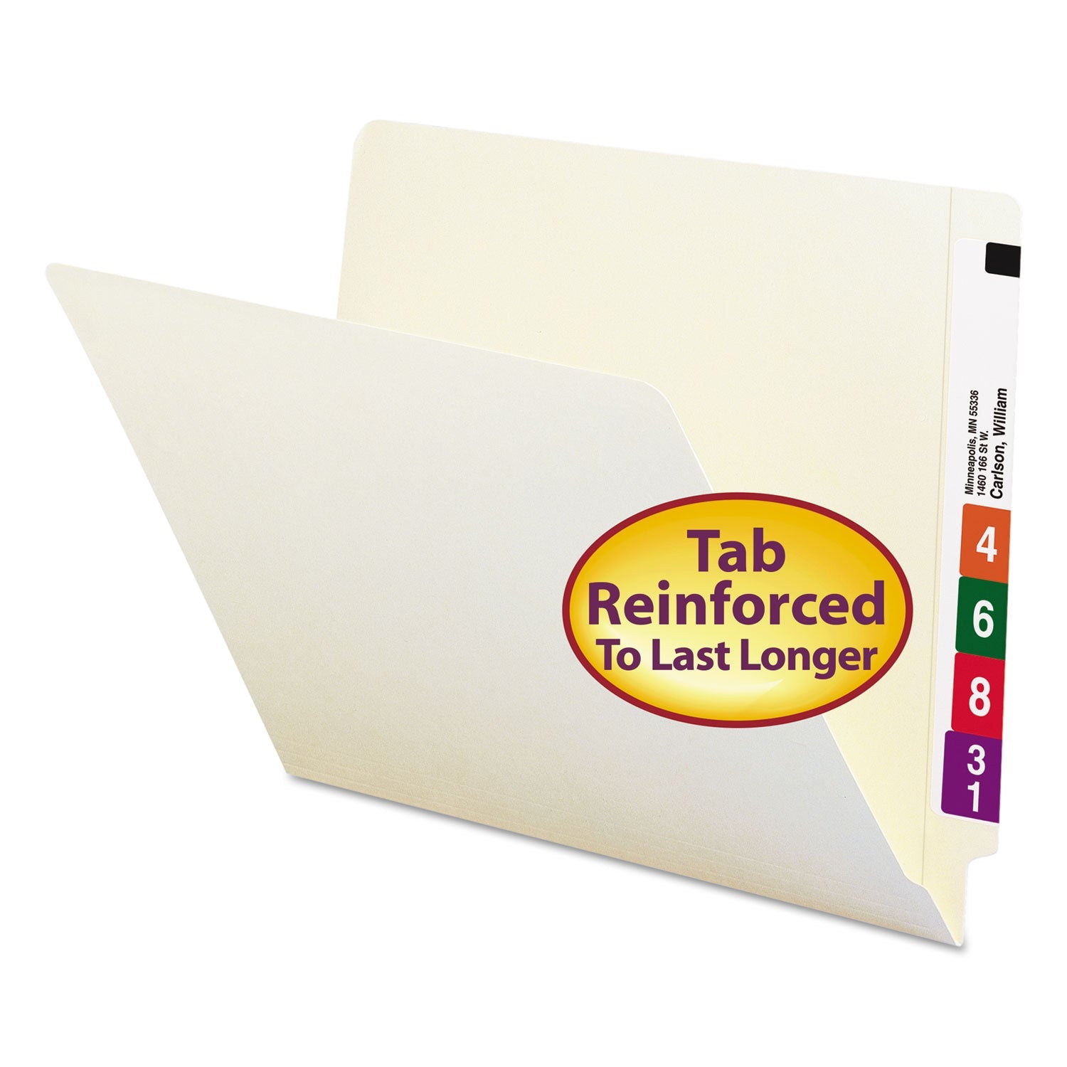 Heavyweight Manila End Tab Folders | Letter