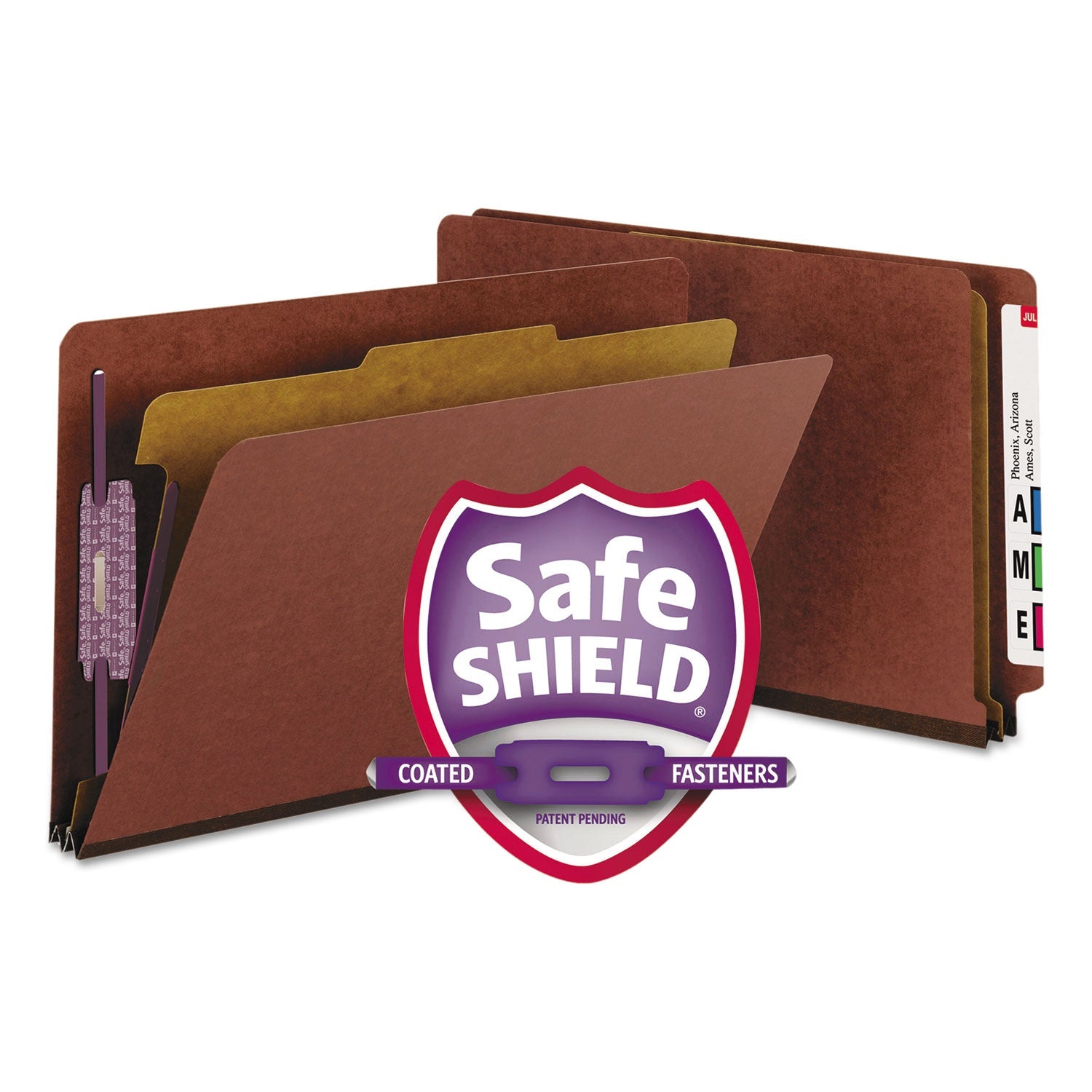 End Tab Pressboard Classification Folders | Legal