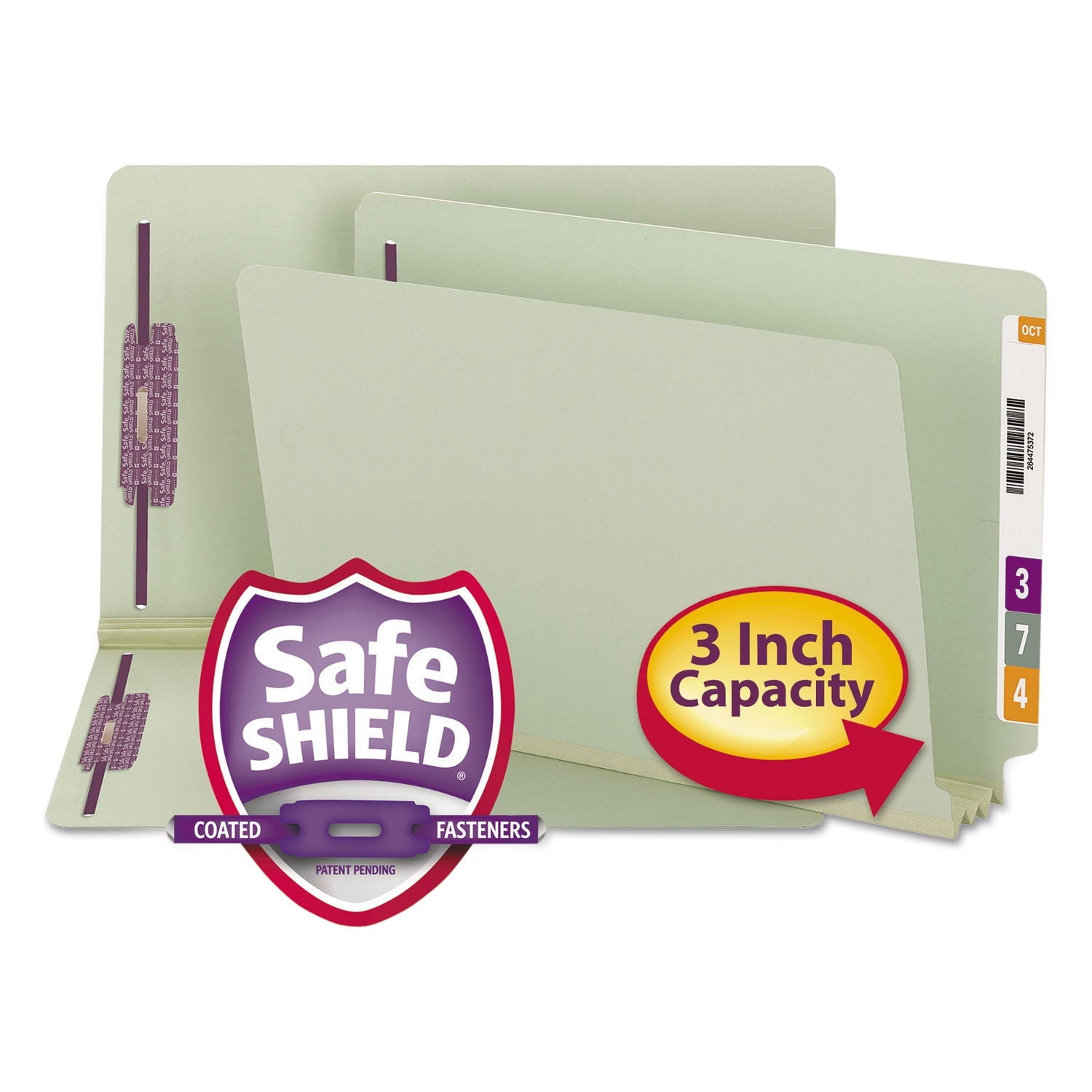 End Tab Pressboard Classification Folders | 25