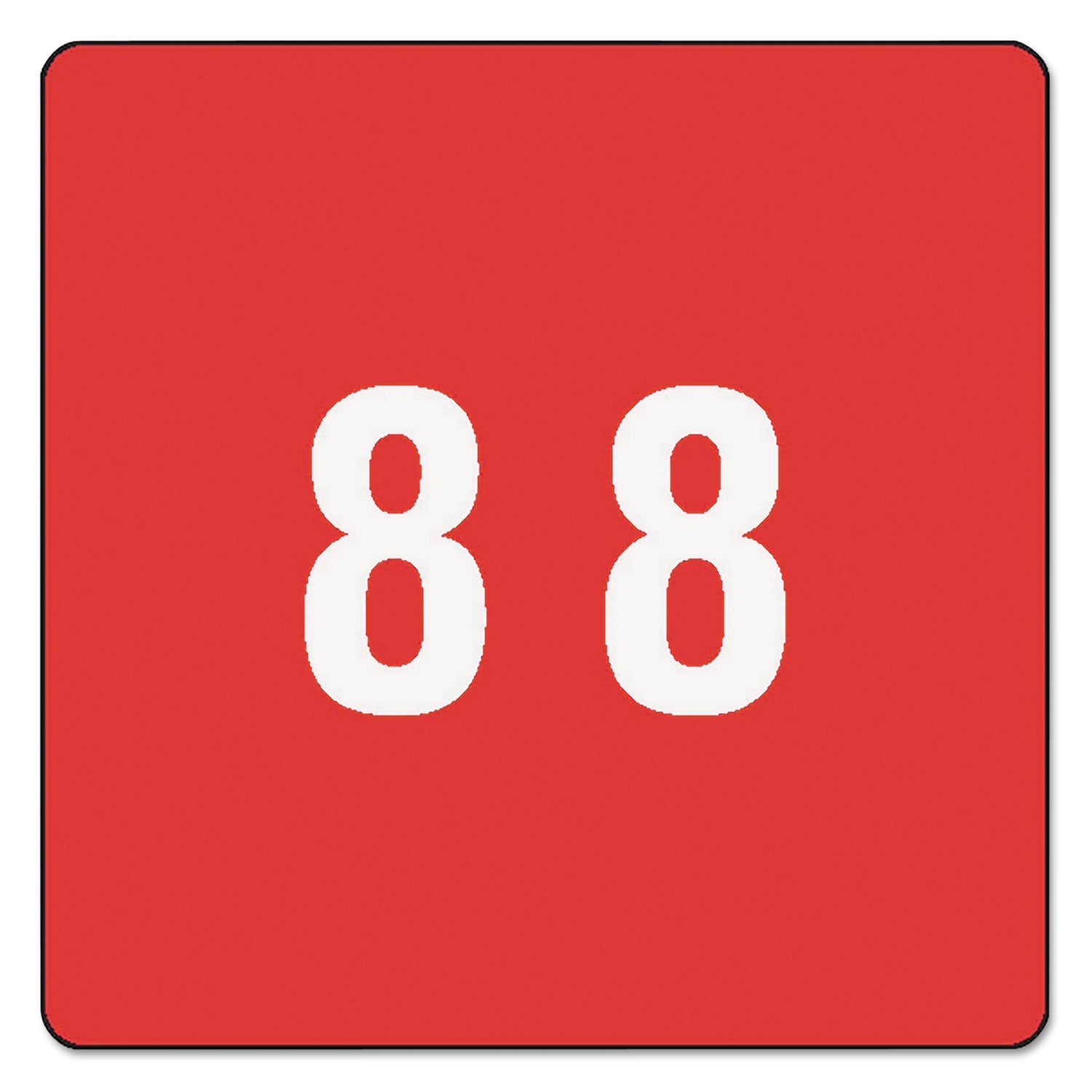 Numerical End Tab File Folder Labels | 8 | 250/Roll