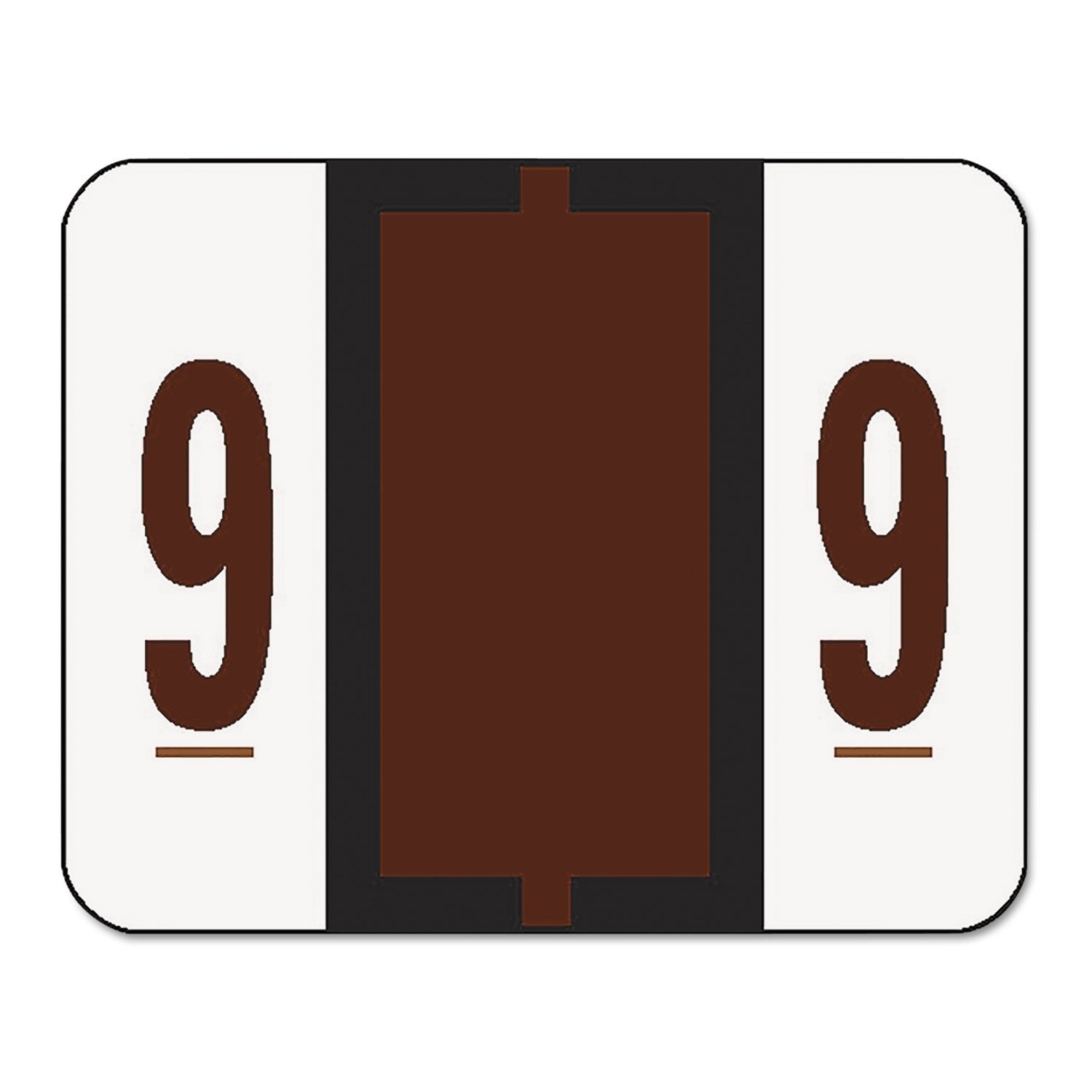 Numerical End Tab File Folder Labels | 9 | 500/Roll