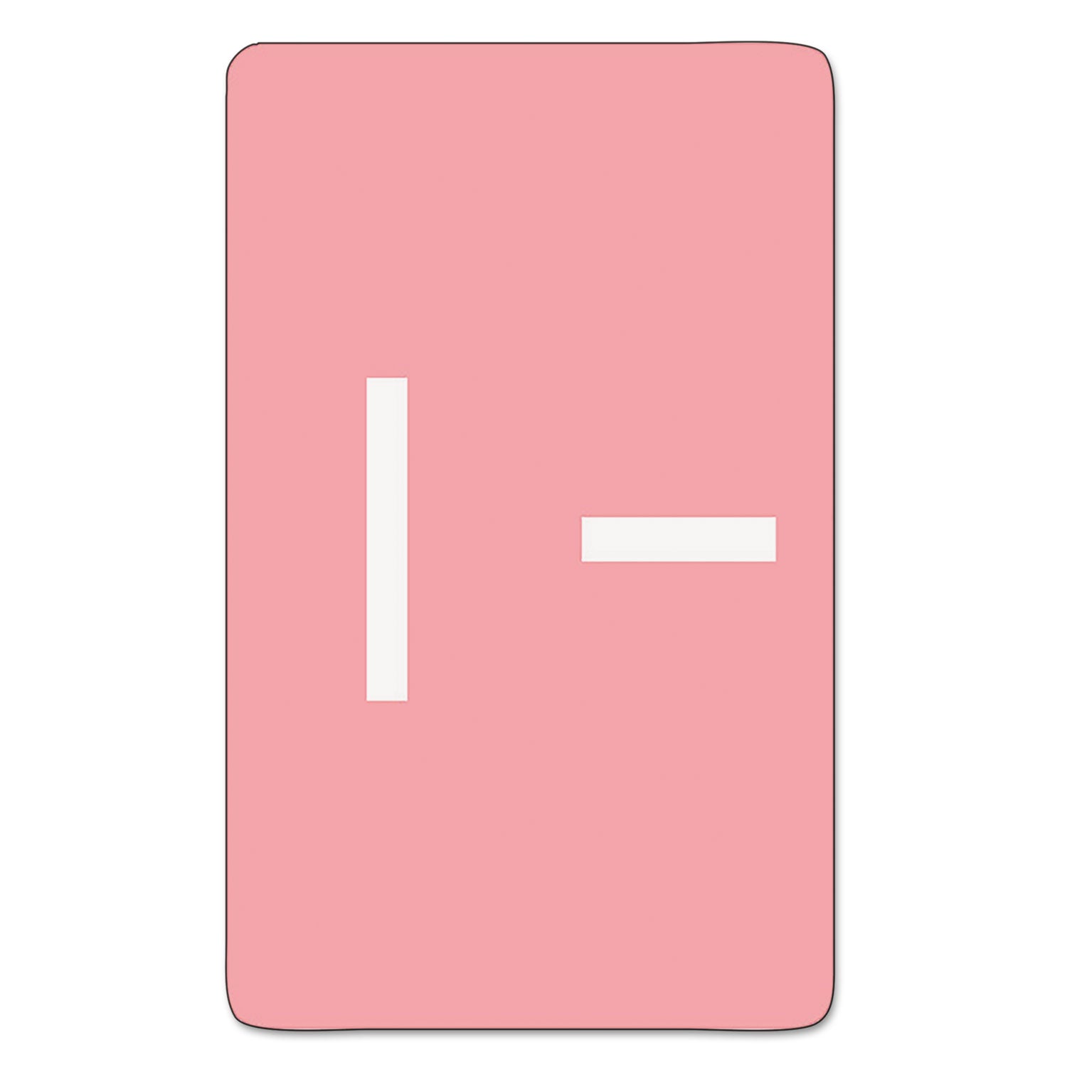 Smead Alphaz Color-Coded Second Letter Alphabetical Labels, I, 1 X 1.63, Pink, 10/sheet, 10 Sheets/pack