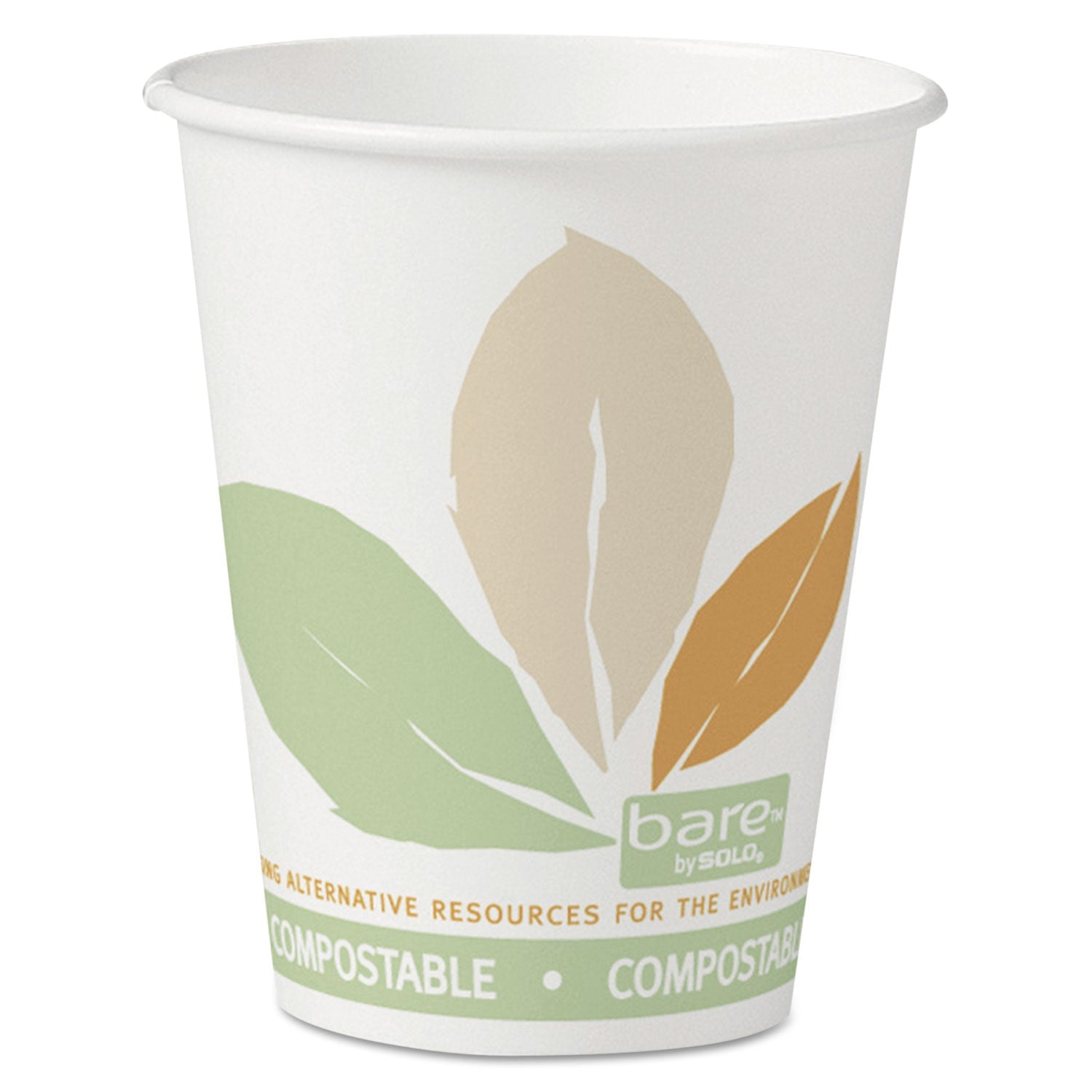Bare Eco-Forward Paper Hot Cups | 8oz 1000-Count